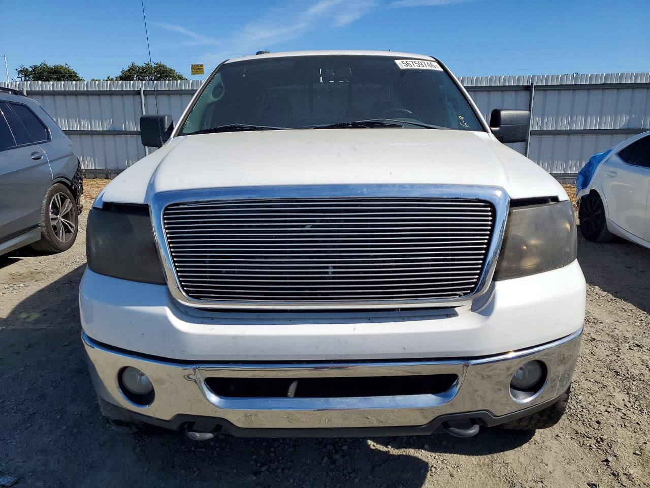2006 Ford F150 Supercrew White vin: 1FTPW14536FA88802