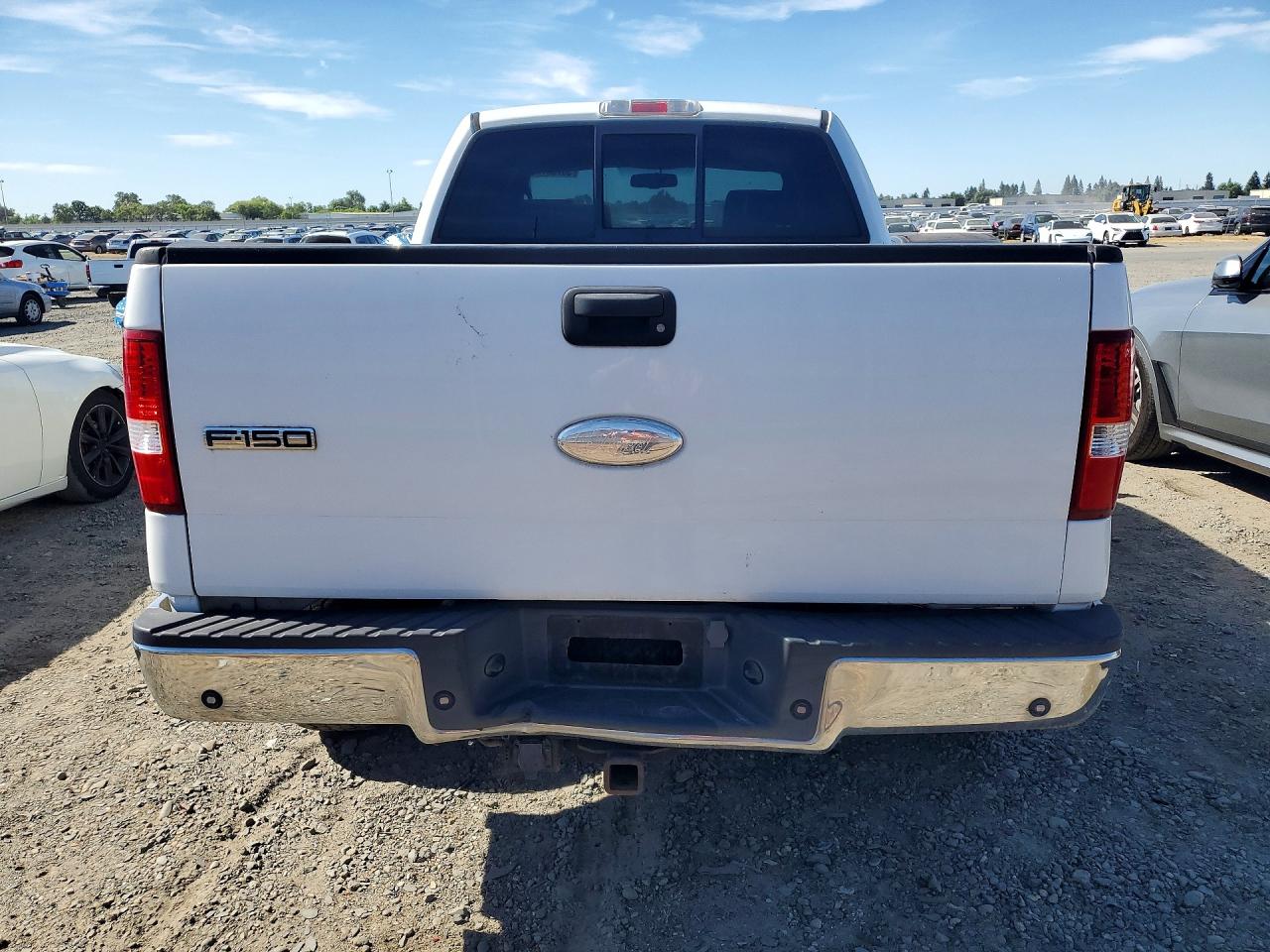 2006 Ford F150 Supercrew White vin: 1FTPW14536FA88802