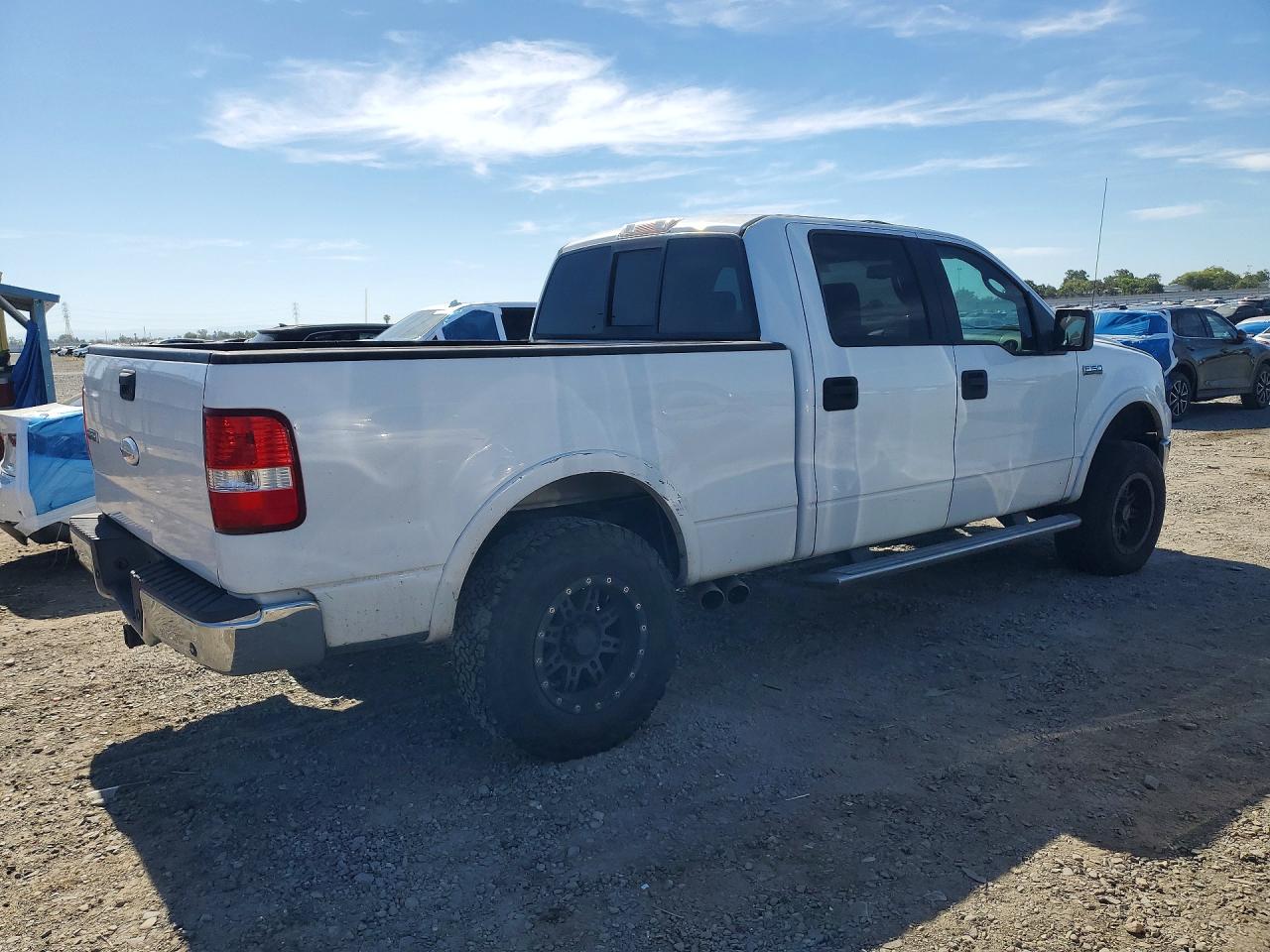2006 Ford F150 Supercrew White vin: 1FTPW14536FA88802
