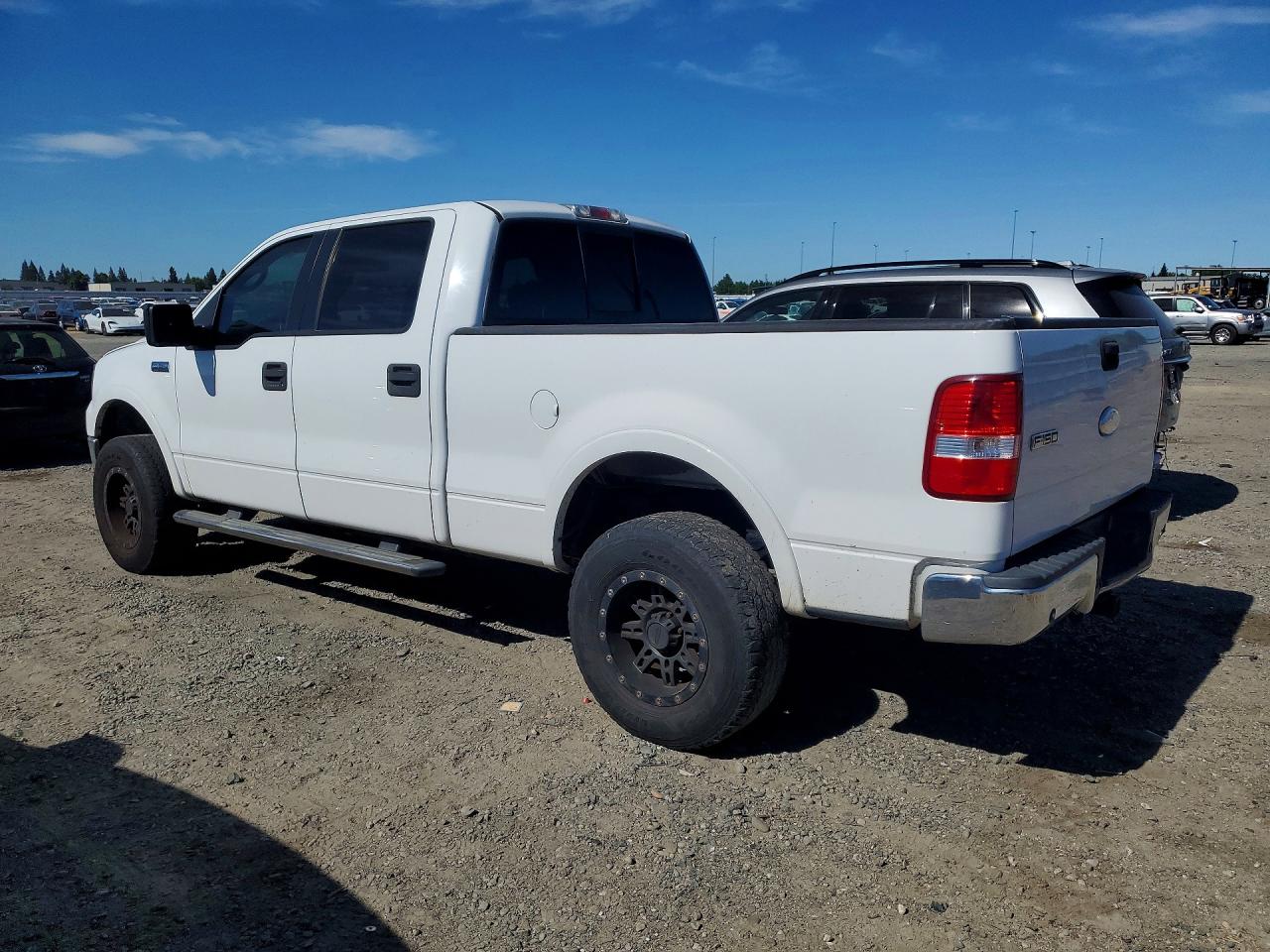 2006 Ford F150 Supercrew White vin: 1FTPW14536FA88802
