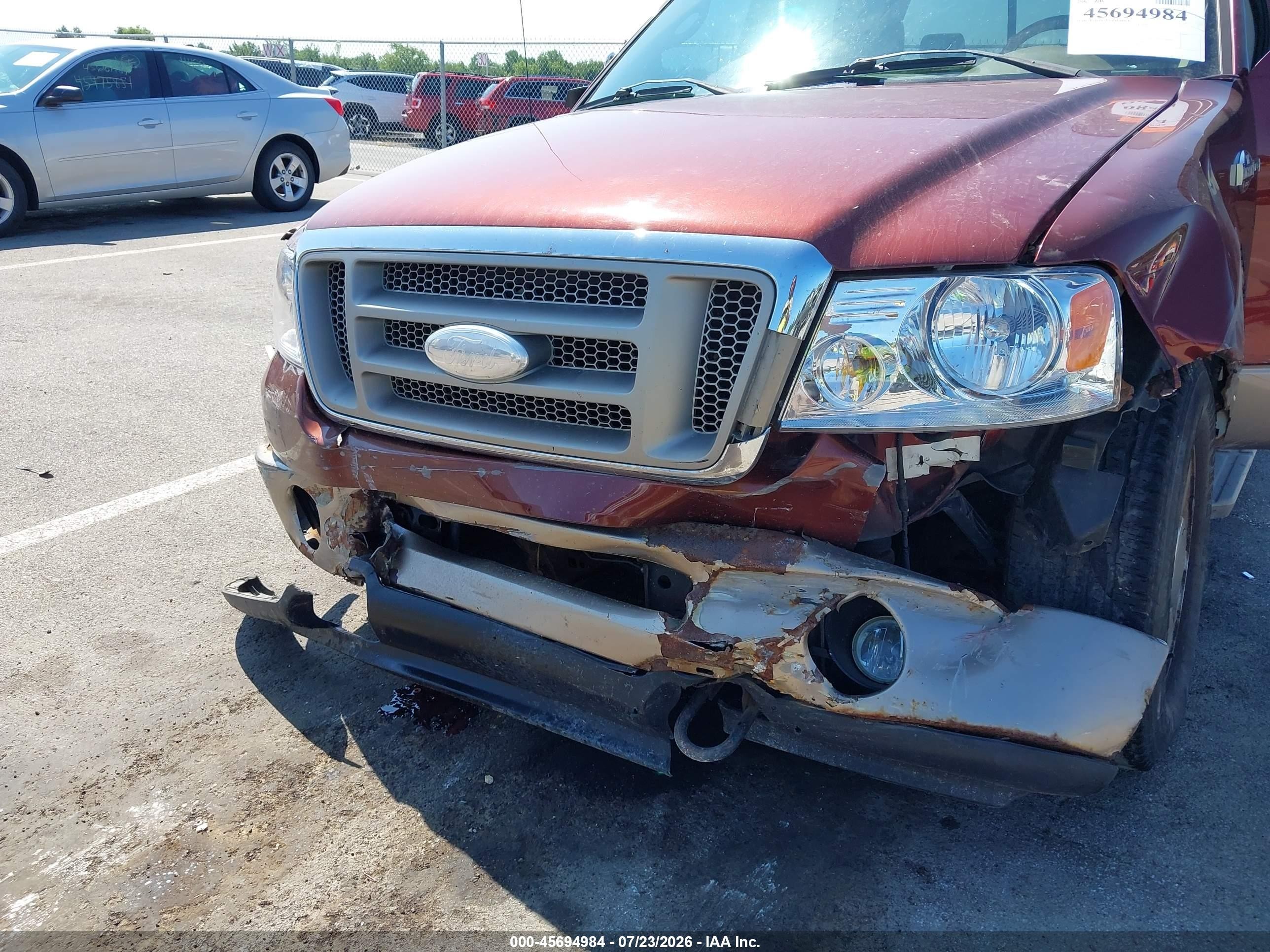 2006 Ford F-150 Fx4/lariat/xlt Orange vin: 1FTPW14536KB14161