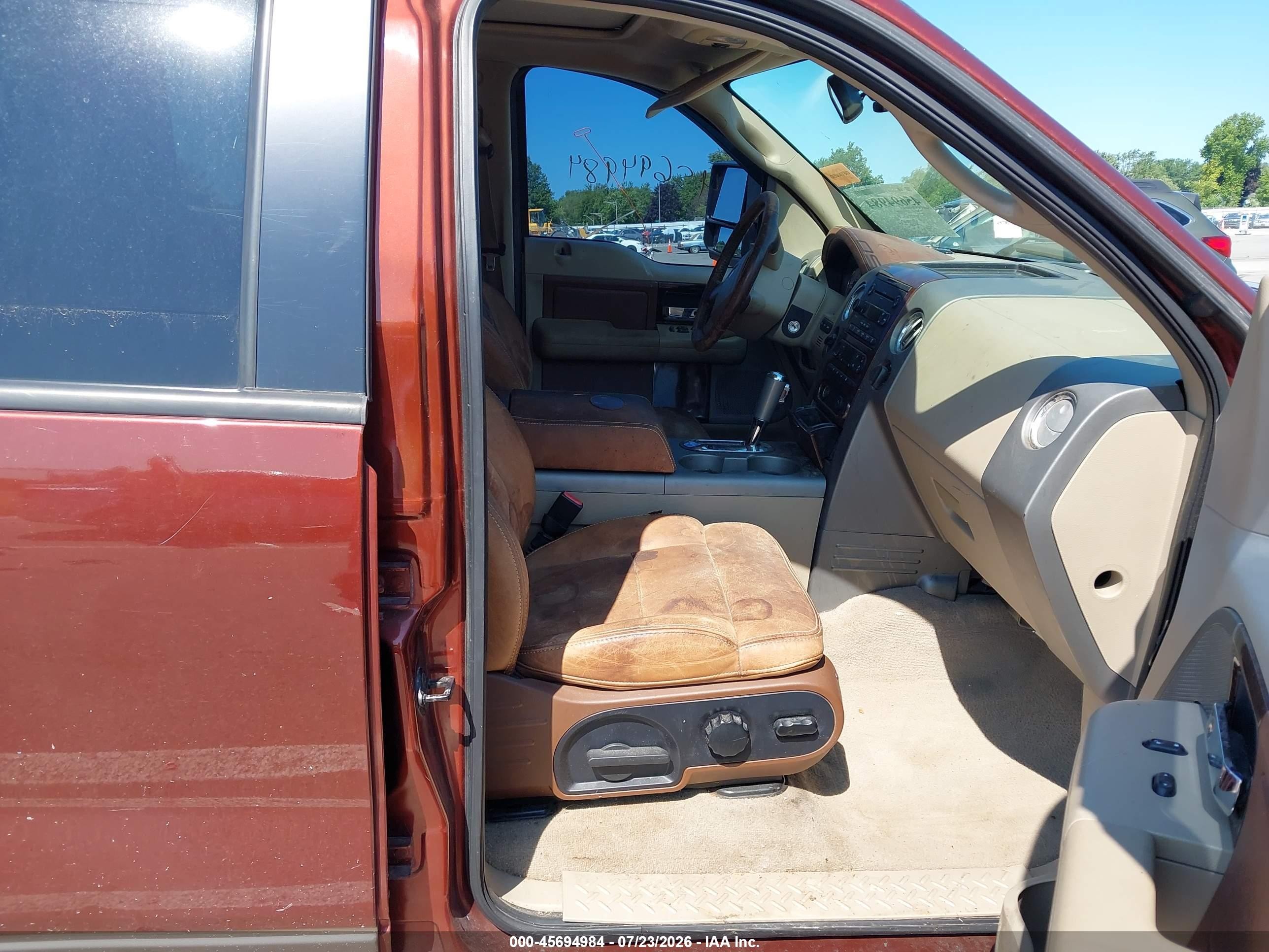 2006 Ford F-150 Fx4/lariat/xlt Orange vin: 1FTPW14536KB14161