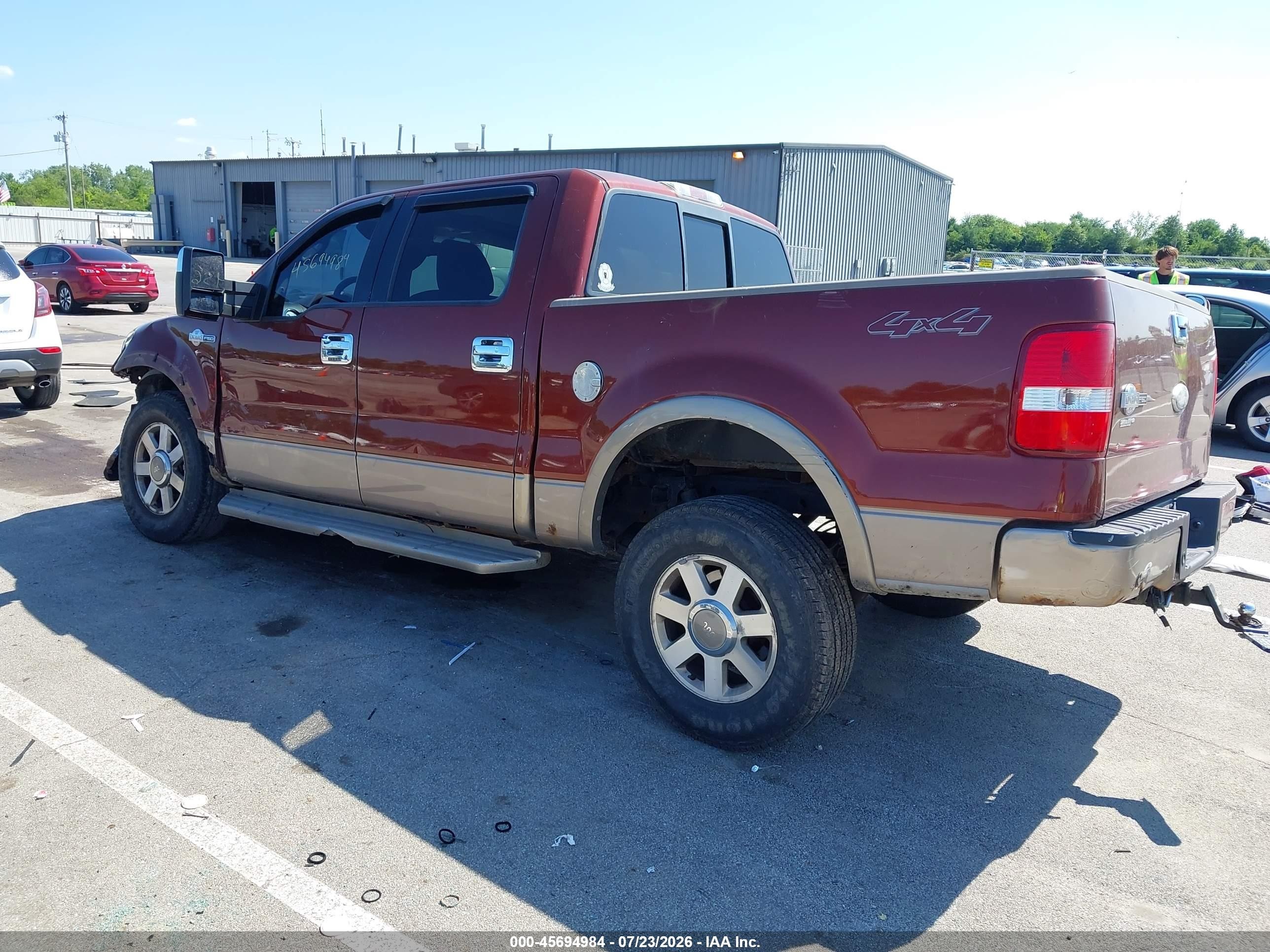 2006 Ford F-150 Fx4/lariat/xlt Orange vin: 1FTPW14536KB14161
