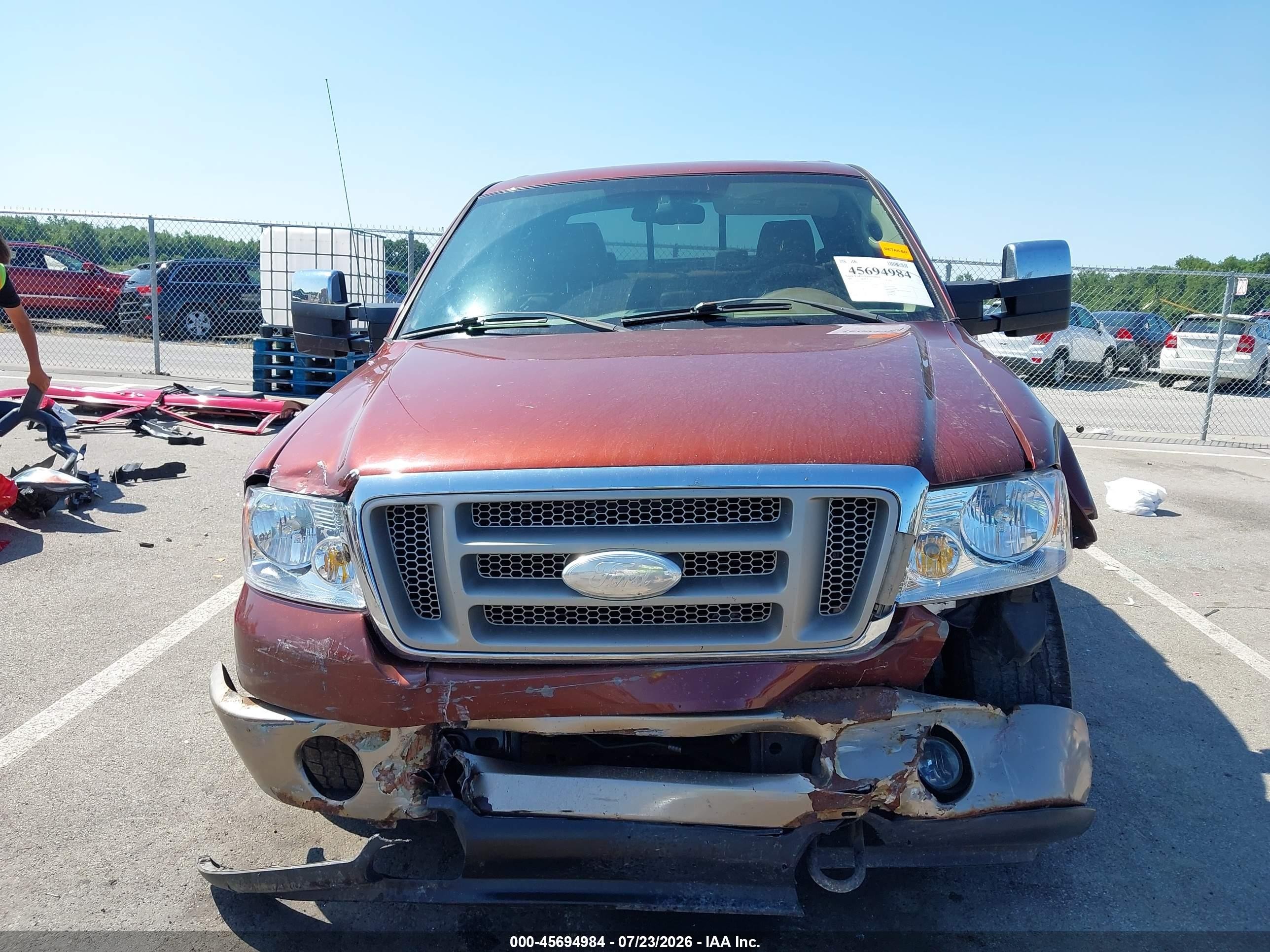 2006 Ford F-150 Fx4/lariat/xlt Orange vin: 1FTPW14536KB14161