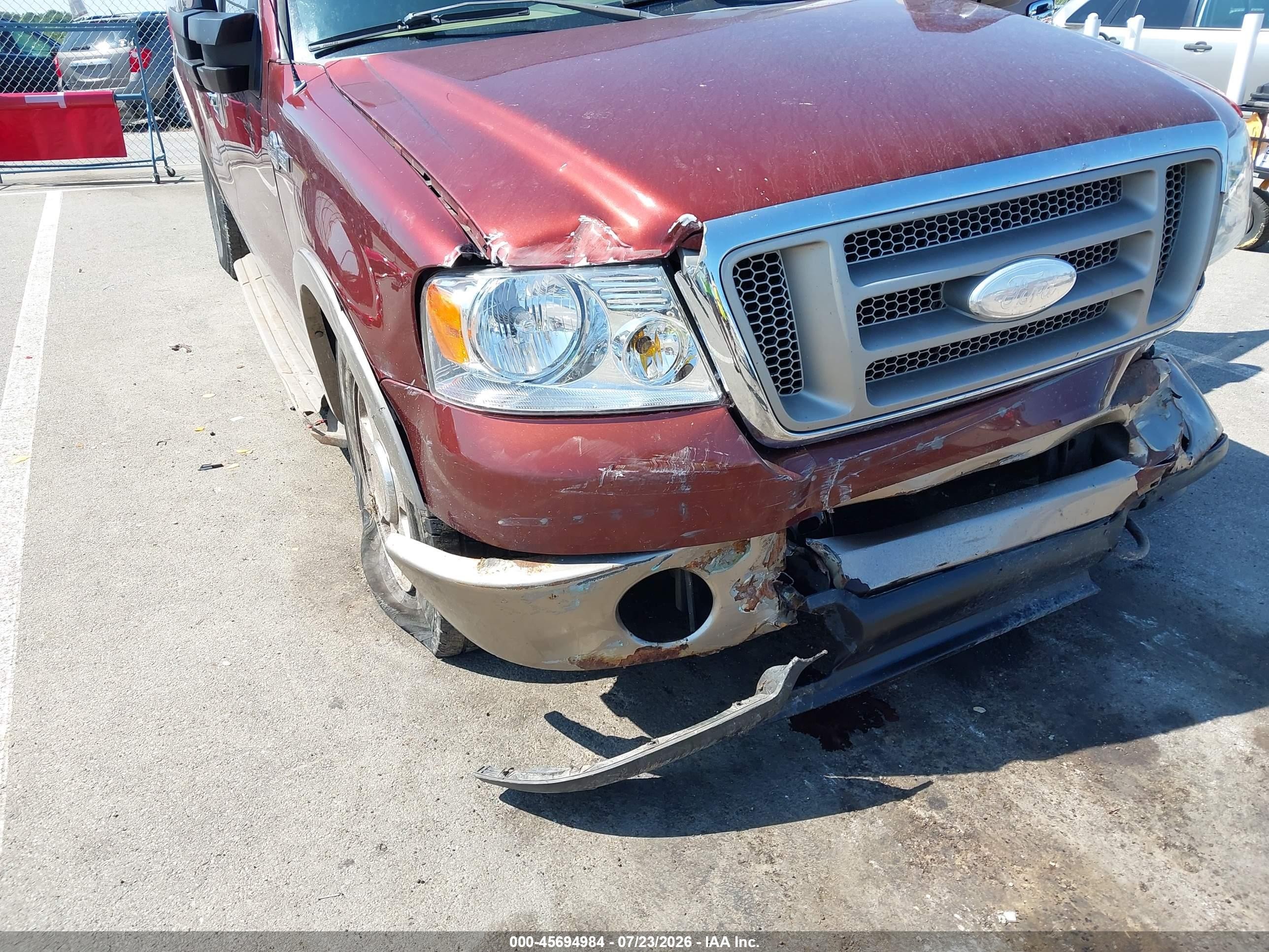 2006 Ford F-150 Fx4/lariat/xlt Orange vin: 1FTPW14536KB14161