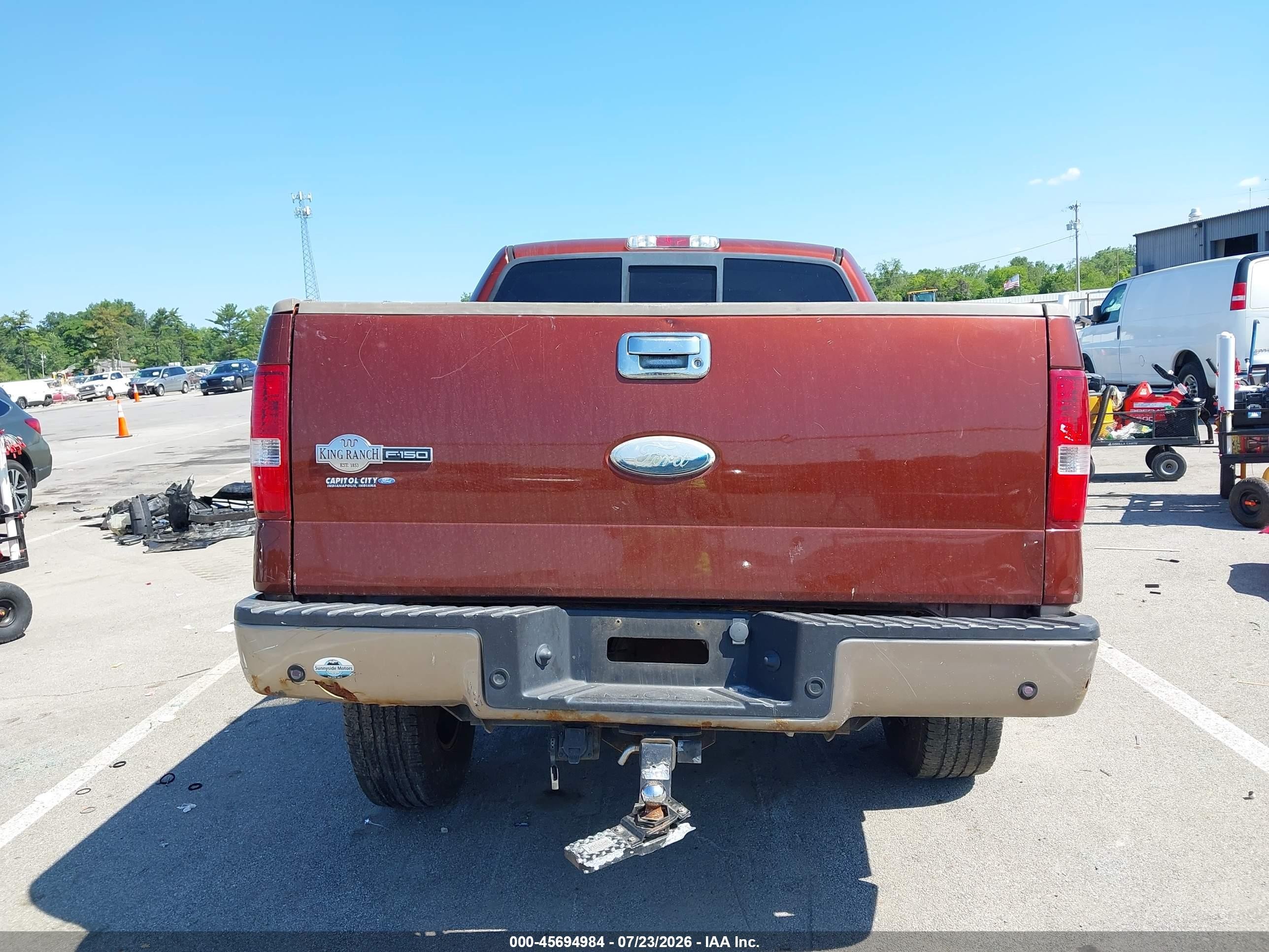 2006 Ford F-150 Fx4/lariat/xlt Orange vin: 1FTPW14536KB14161