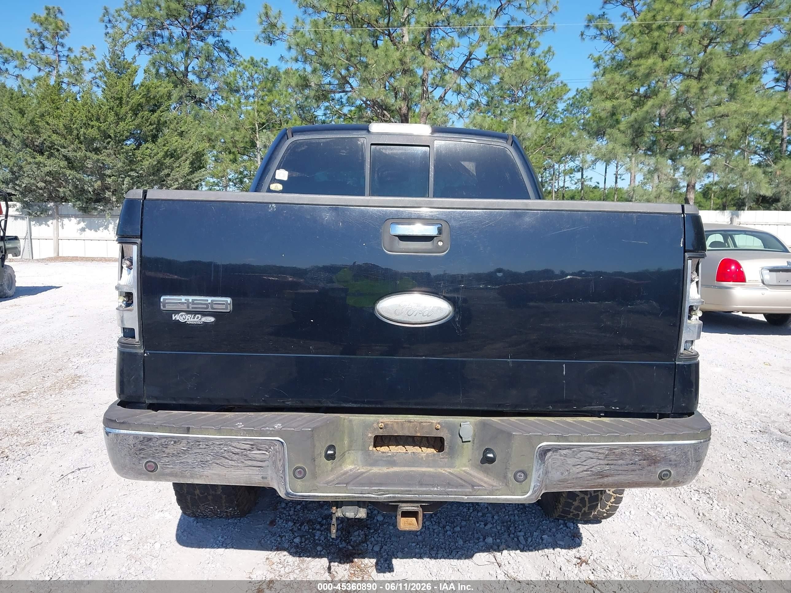 2007 Ford F-150 Fx4/lariat/xlt Black vin: 1FTPW14537FA97677