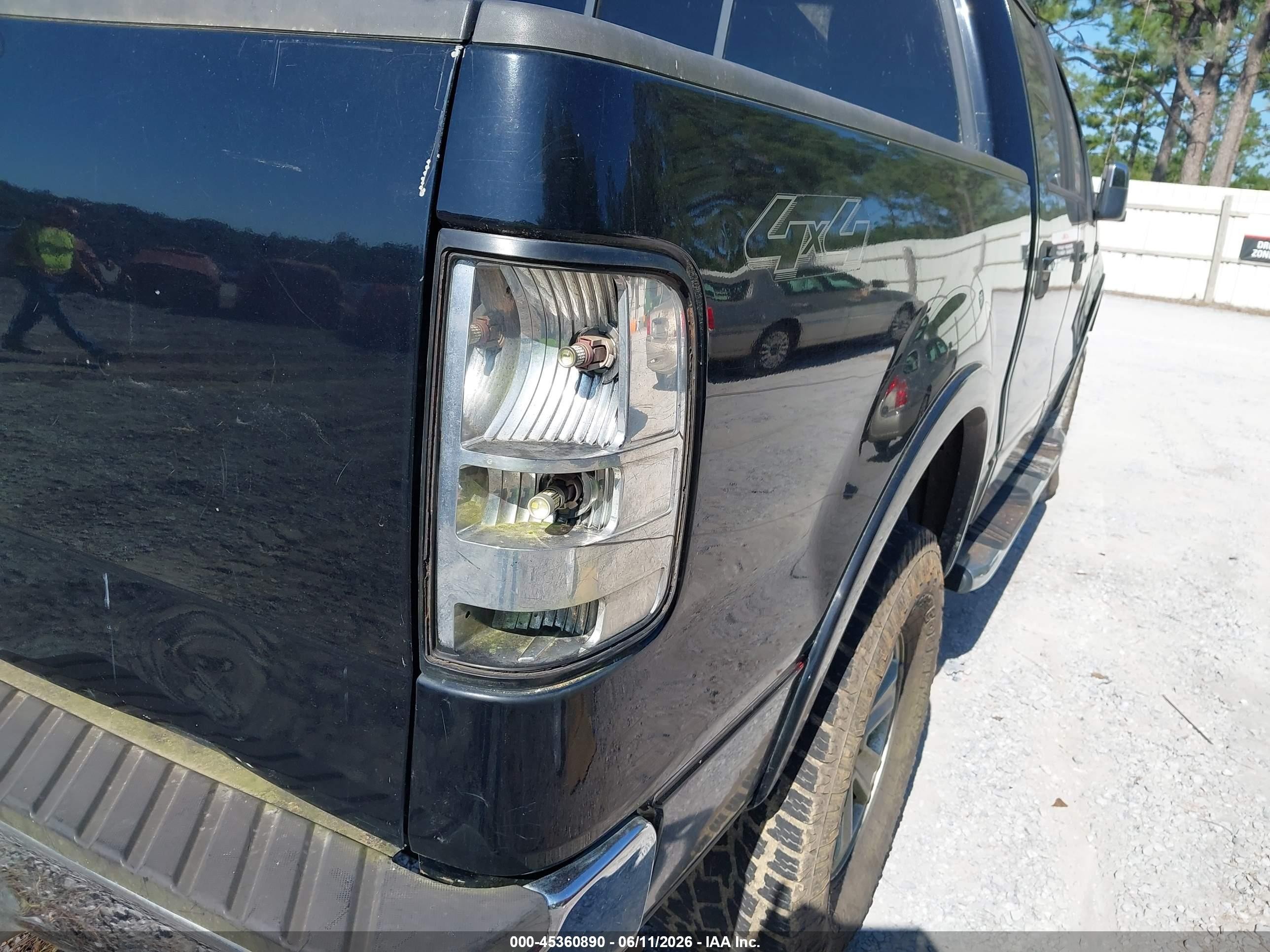 2007 Ford F-150 Fx4/lariat/xlt Black vin: 1FTPW14537FA97677