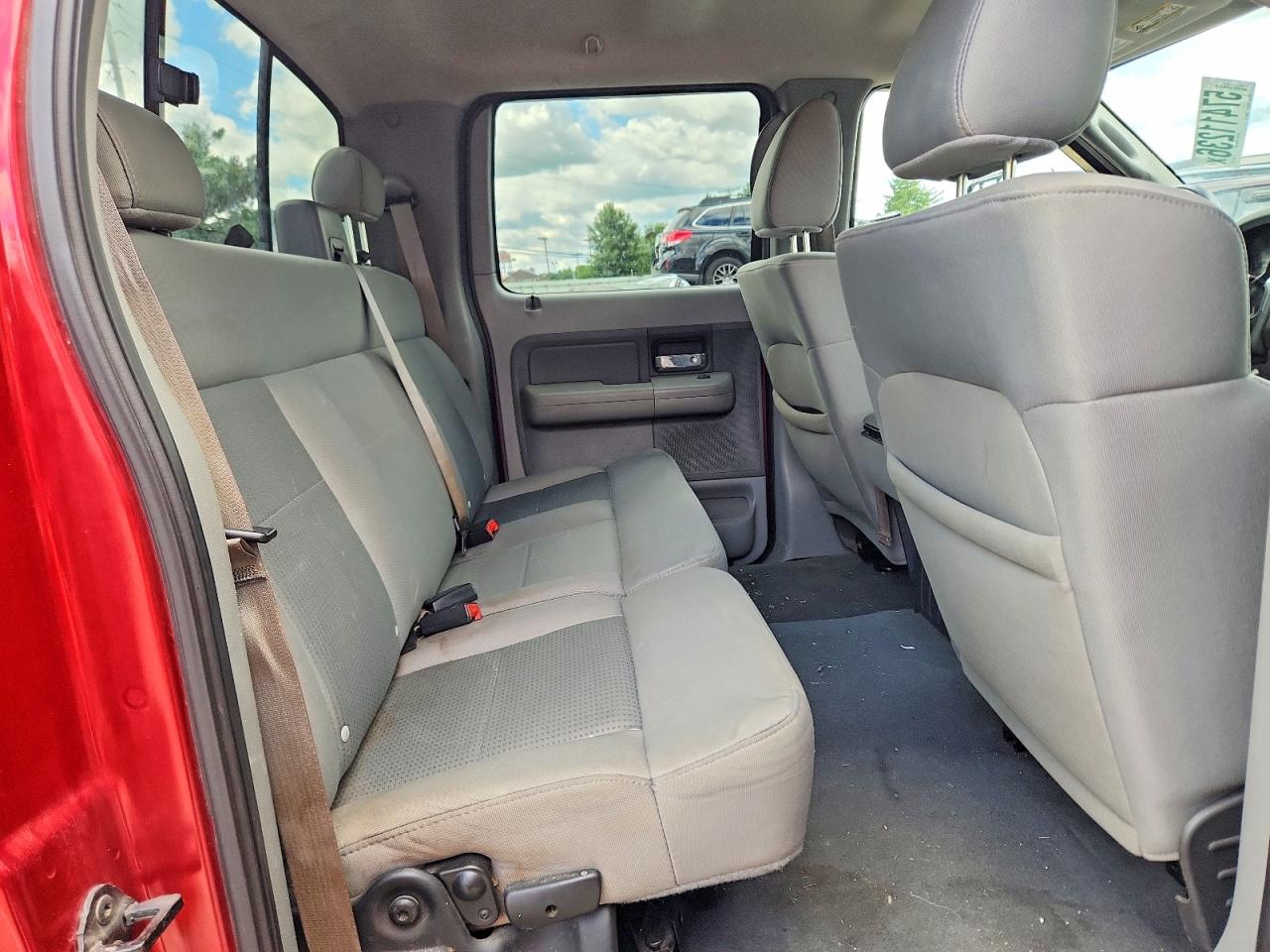 2007 Ford F150 Supercrew Red vin: 1FTPW14537FB42343