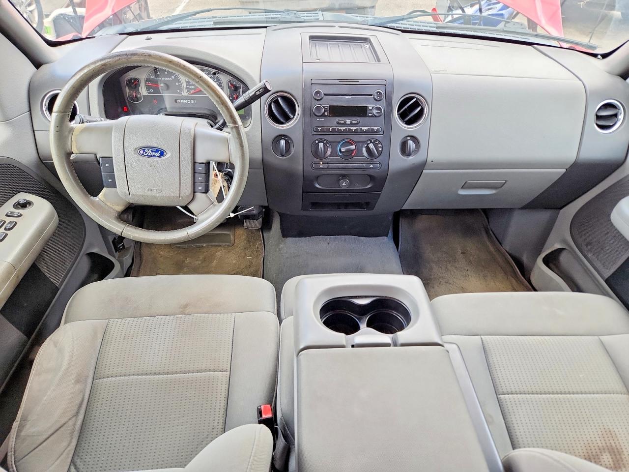 2007 Ford F150 Supercrew Red vin: 1FTPW14537FB42343