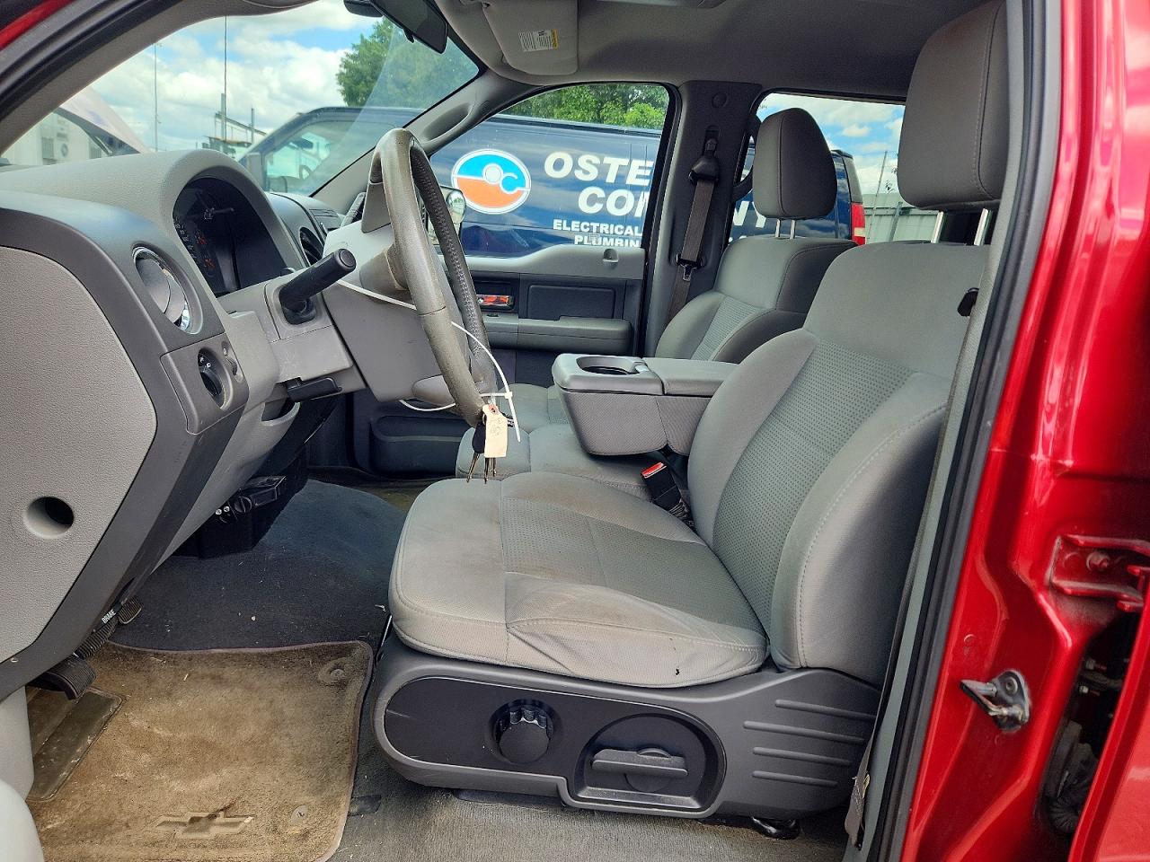 2007 Ford F150 Supercrew Red vin: 1FTPW14537FB42343