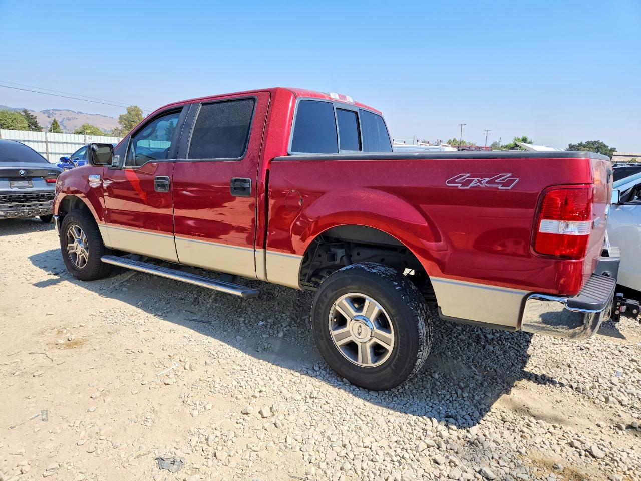 2007 Ford F150 Supercrew Красный vin: 1FTPW14537KB09866