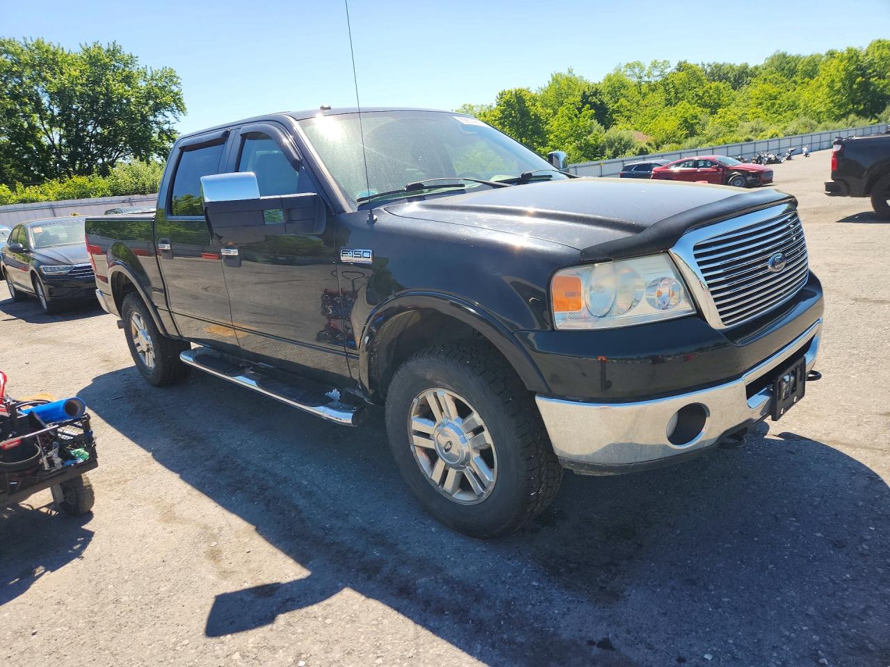 2008 Ford F150 Supercrew Black vin: 1FTPW14538FA53180