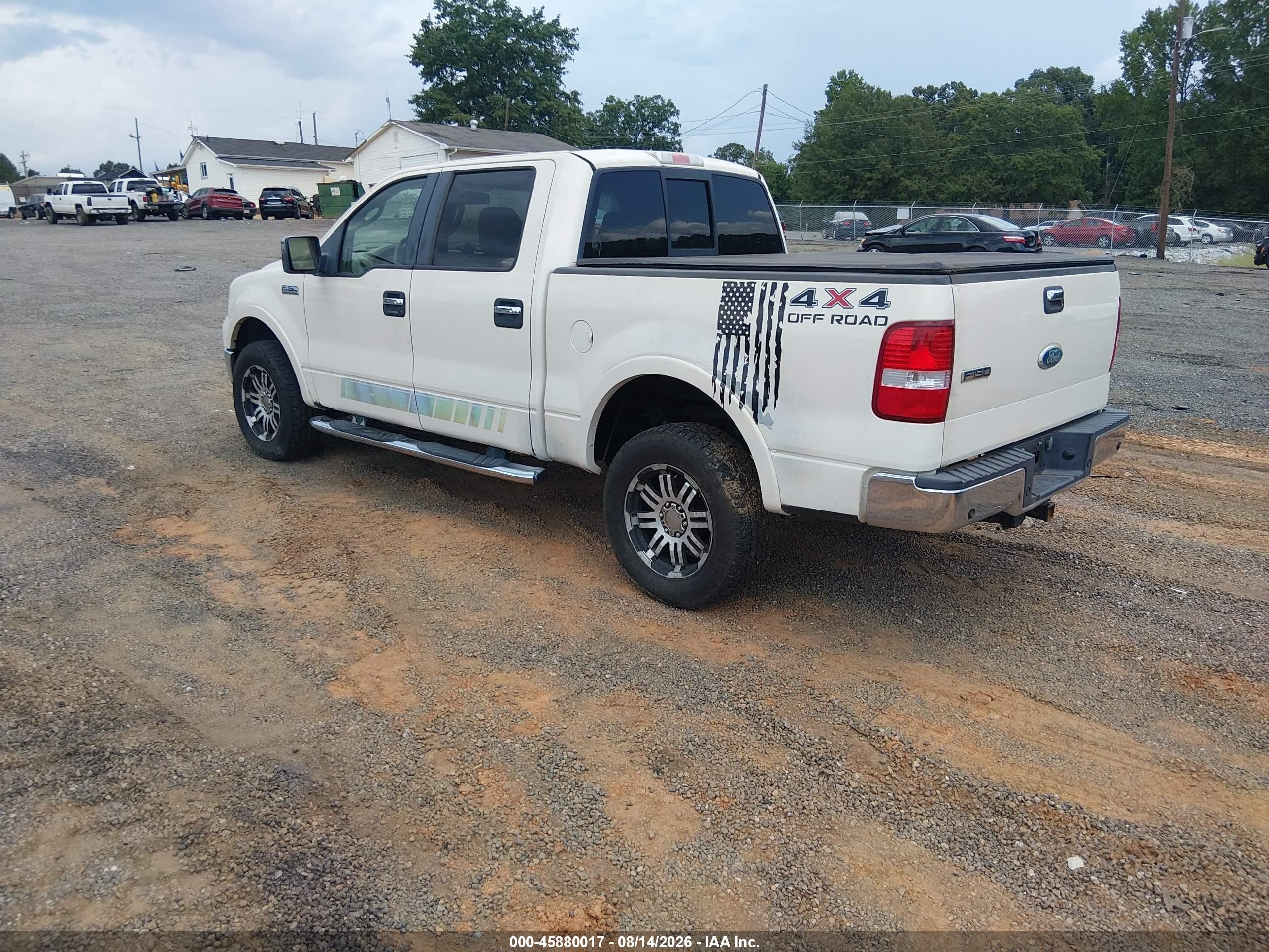 2008 Ford F-150 60th Anniversary/fx4/king Ranch/lariat/limited/xlt White vin: 1FTPW14538FB18674
