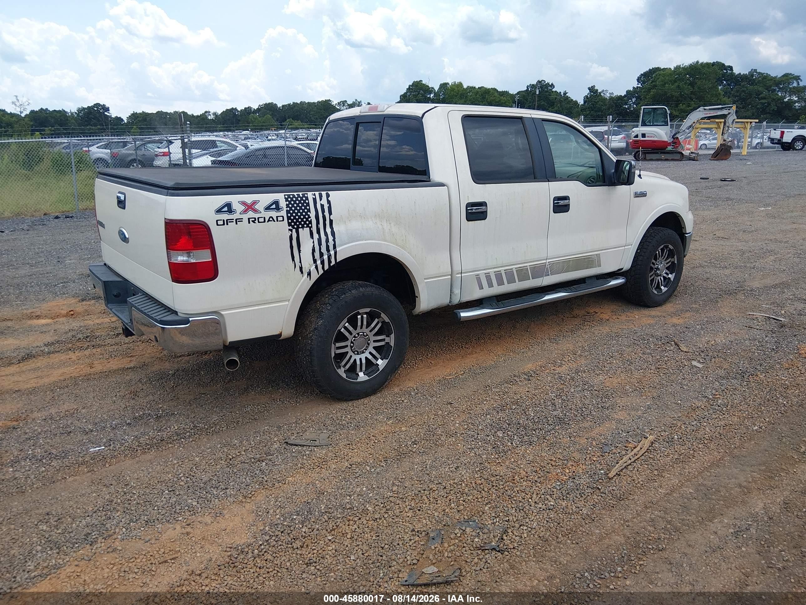 2008 Ford F-150 60th Anniversary/fx4/king Ranch/lariat/limited/xlt White vin: 1FTPW14538FB18674