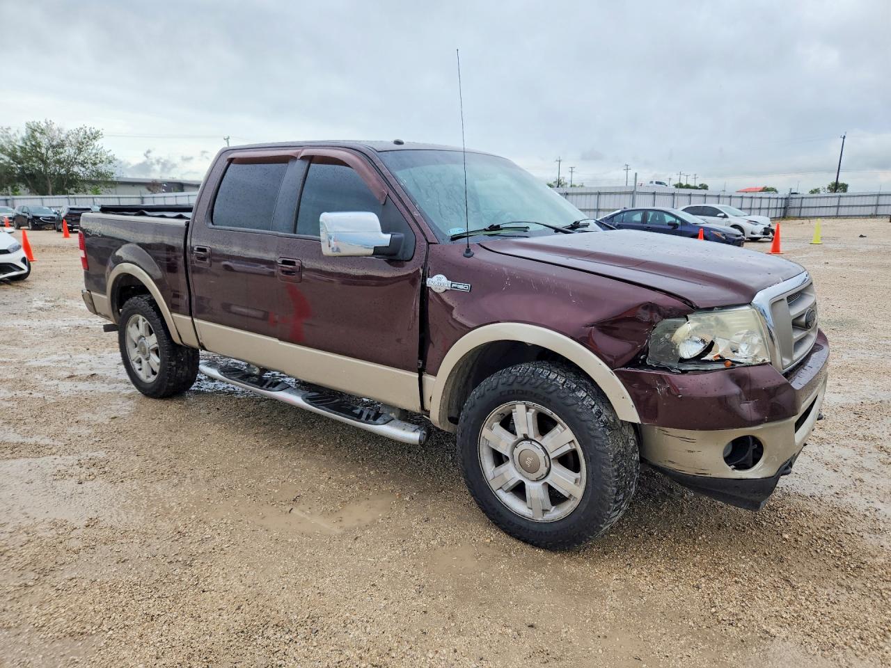 2008 Ford F150 Supercrew Maroon vin: 1FTPW14538KB81894