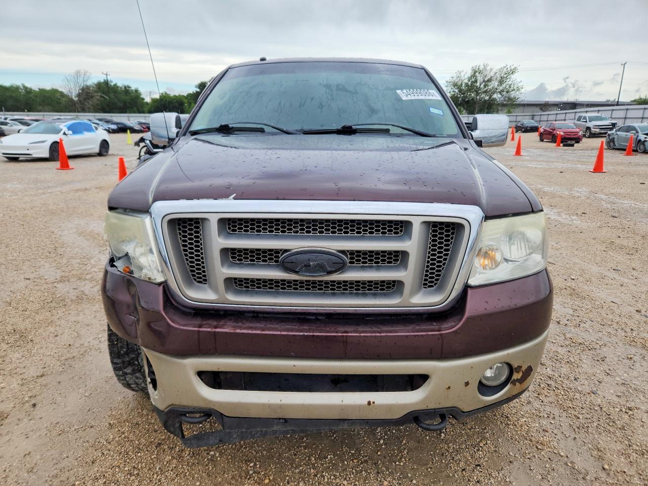 2008 Ford F150 Supercrew Maroon vin: 1FTPW14538KB81894
