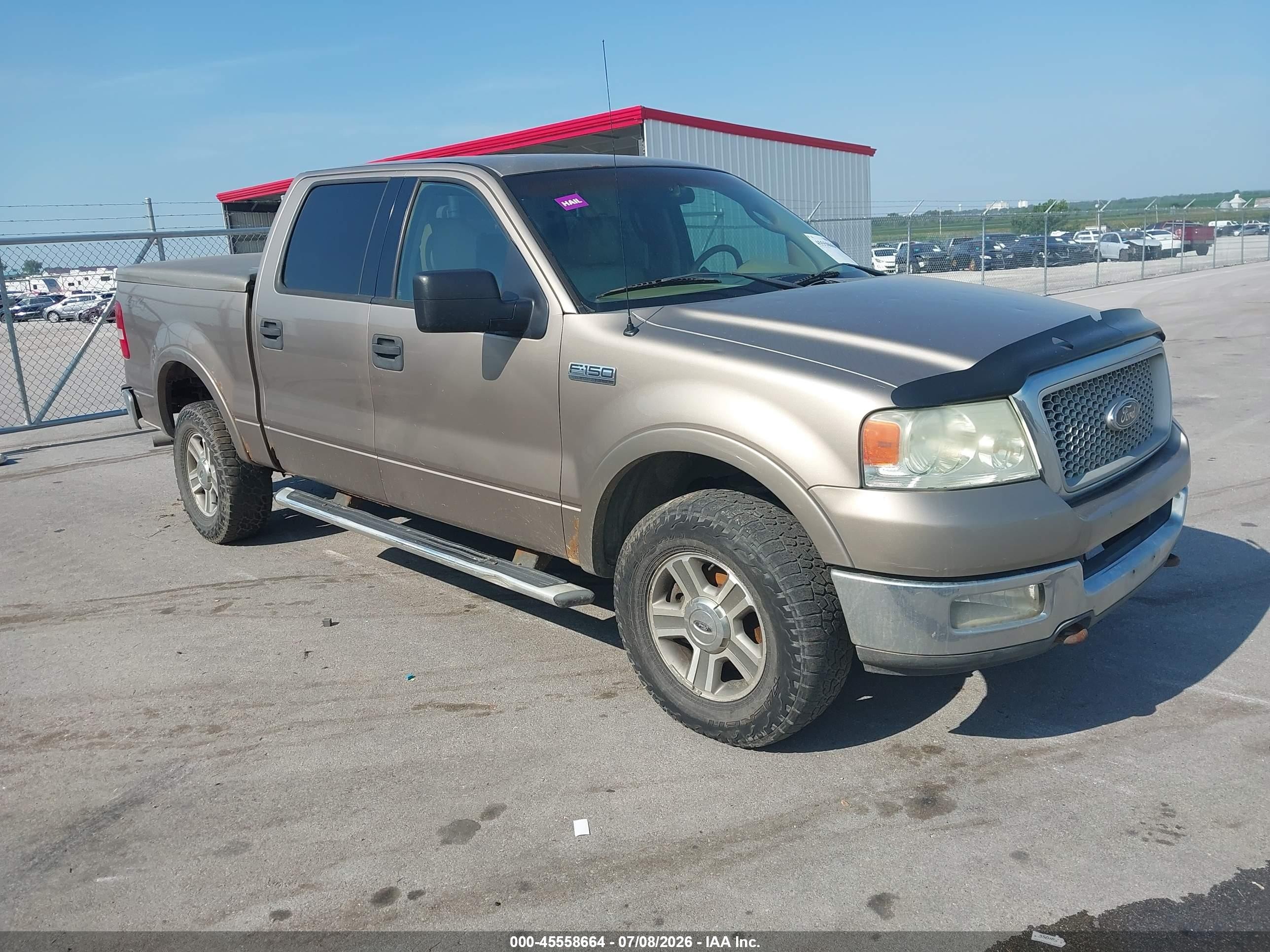 2004 Ford F-150 Fx4/lariat/xlt Tan vin: 1FTPW14544KB71823