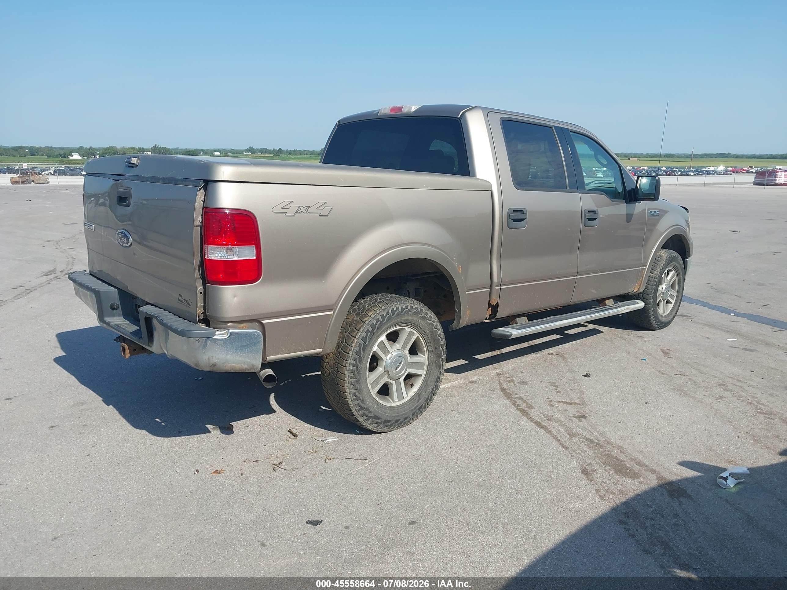 2004 Ford F-150 Fx4/lariat/xlt Желто-коричневый vin: 1FTPW14544KB71823