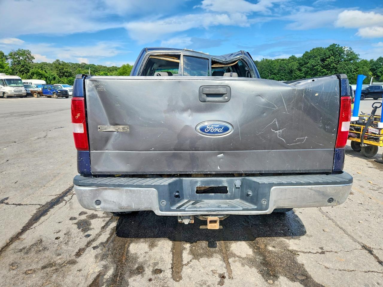 2004 Ford F150 Supercrew Blue vin: 1FTPW14544KC11754