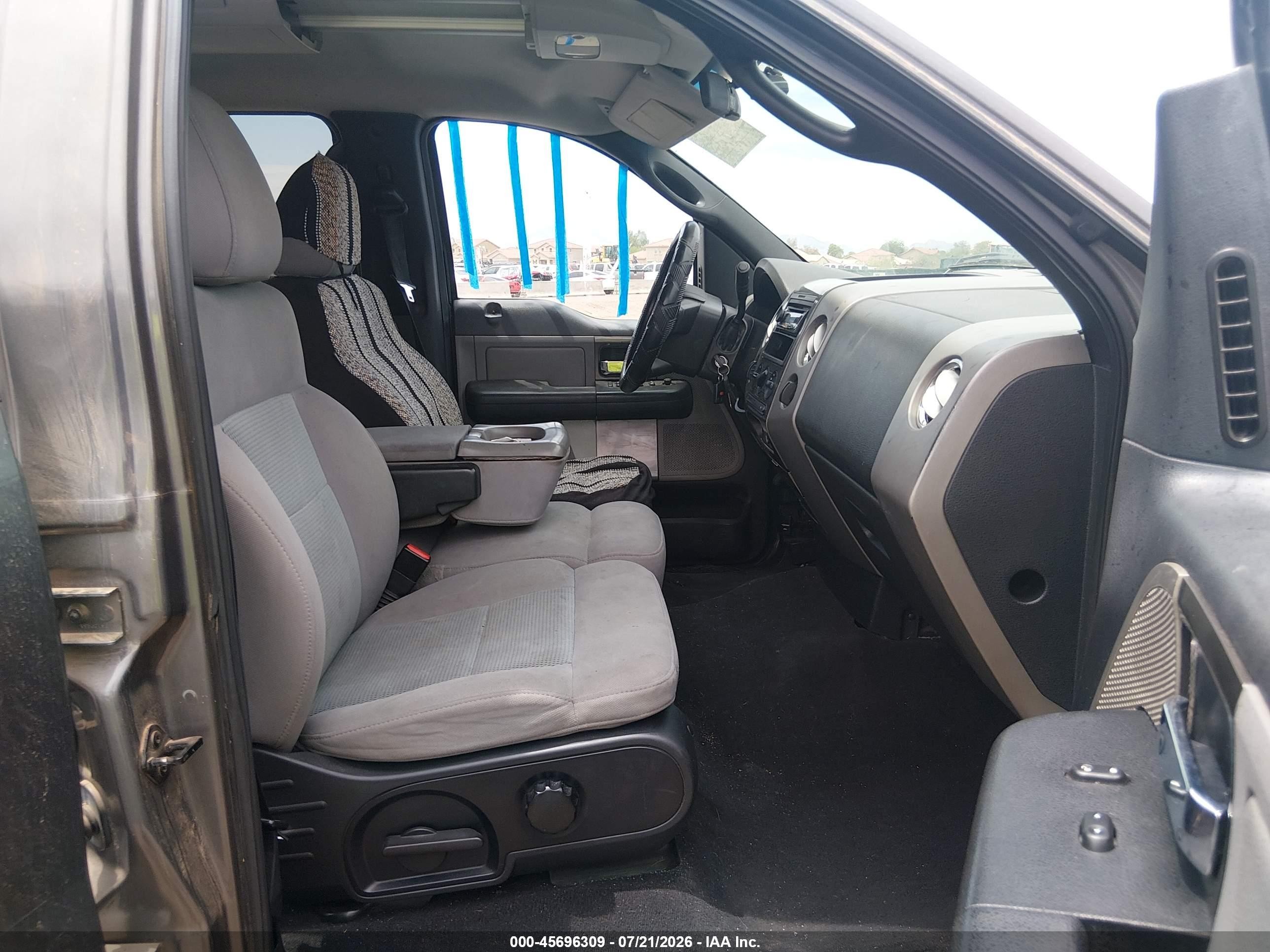 2004 Ford F-150 Fx4/lariat/xlt Gray vin: 1FTPW14544KC16033