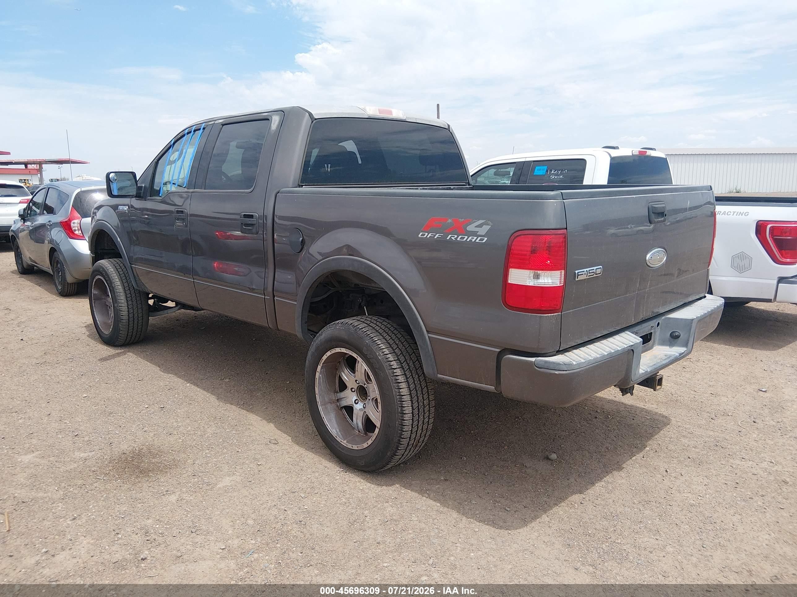 2004 Ford F-150 Fx4/lariat/xlt Gray vin: 1FTPW14544KC16033