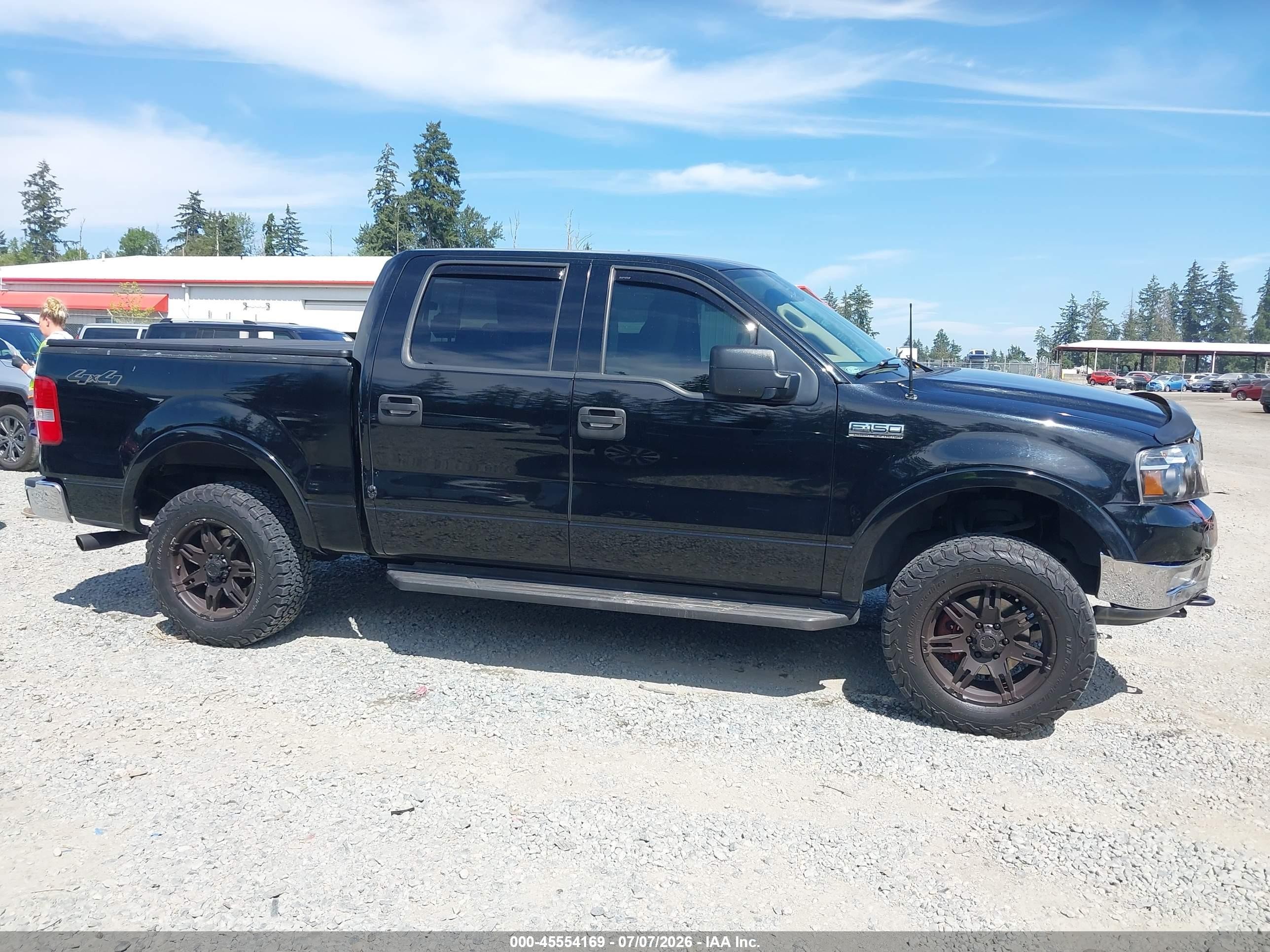 2004 Ford F-150 Fx4/lariat/xlt Black vin: 1FTPW14544KC53714