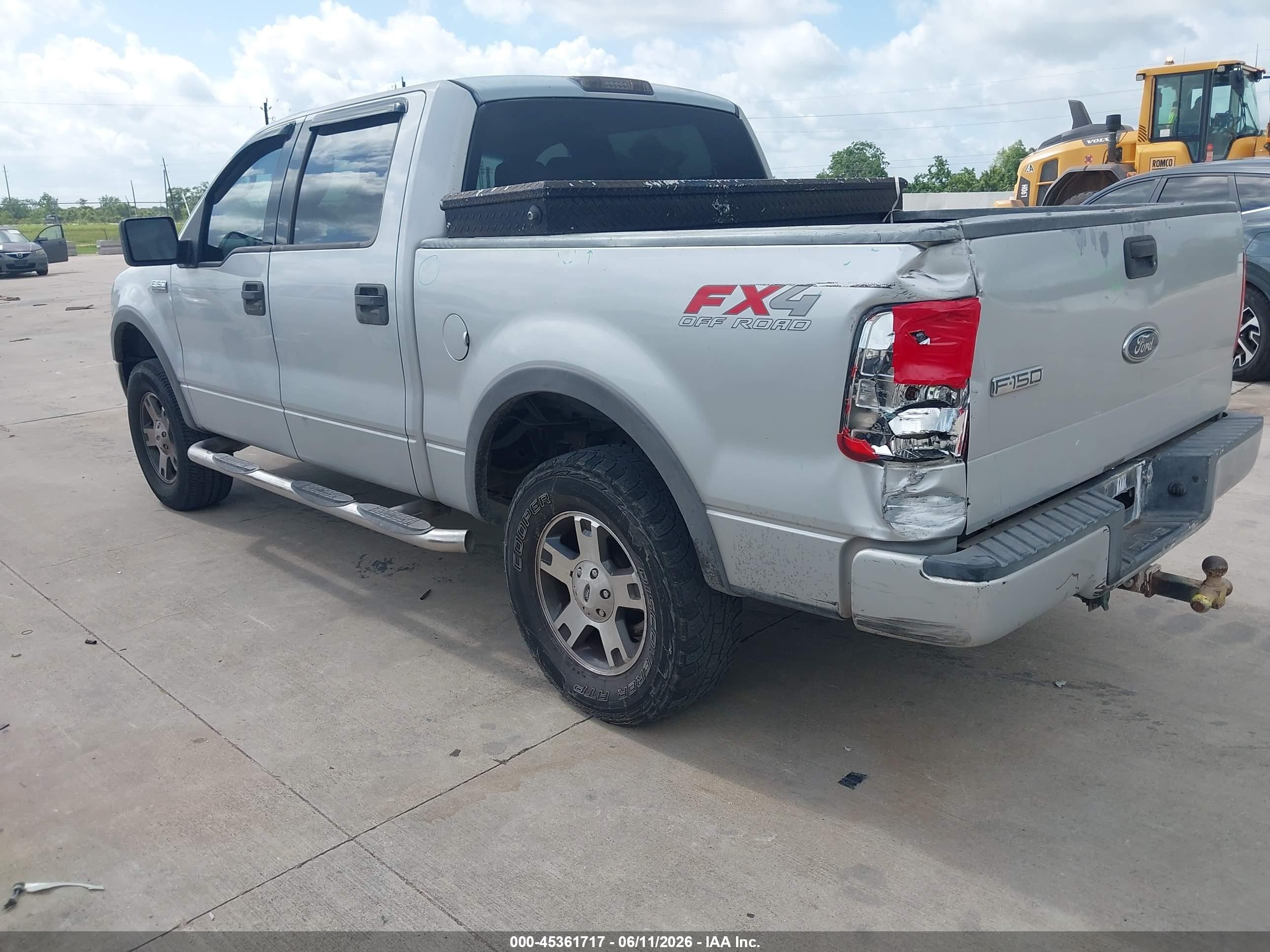 2004 Ford F-150 Fx4/lariat/xlt Gray vin: 1FTPW14544KC99270