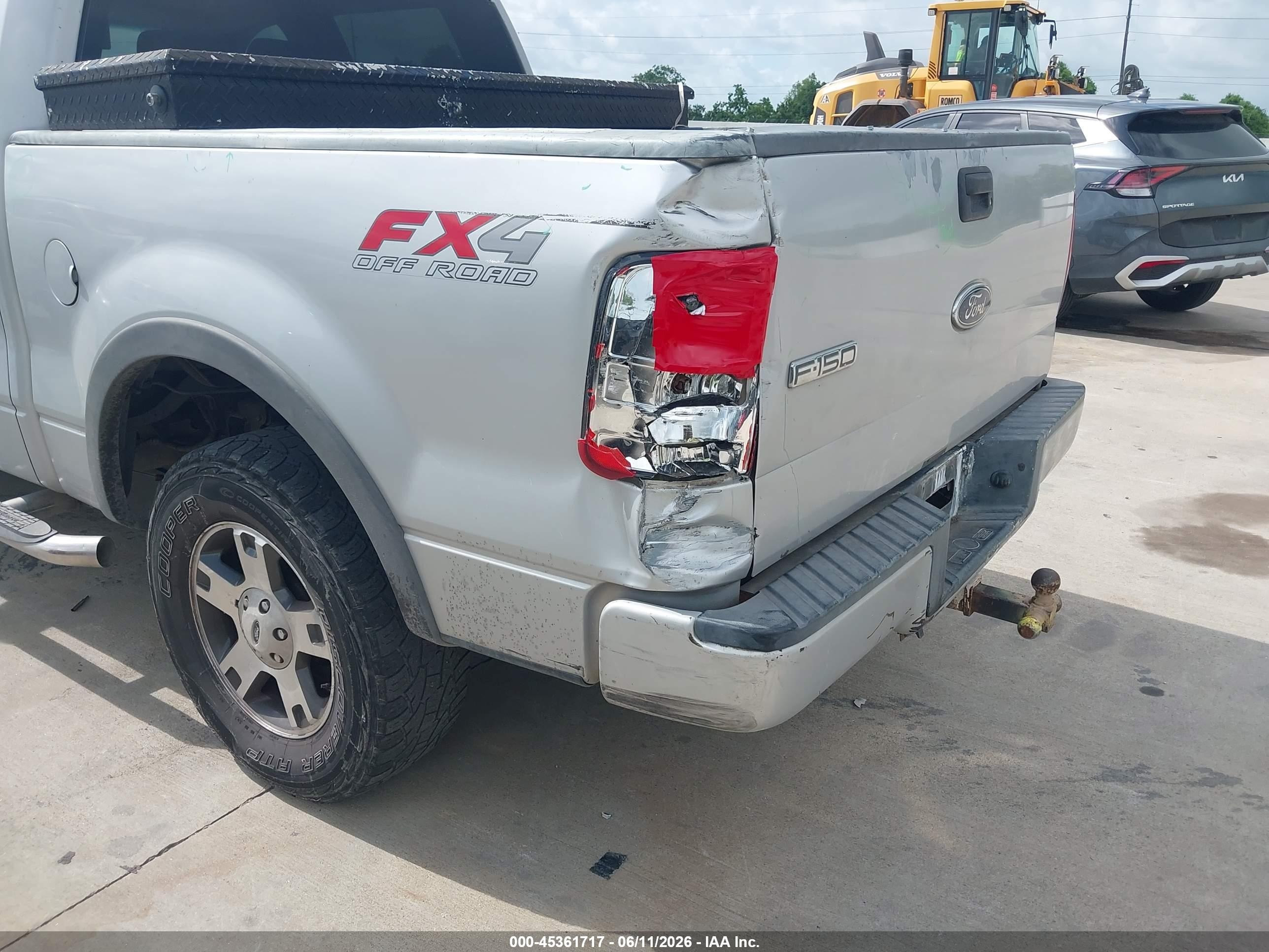 2004 Ford F-150 Fx4/lariat/xlt Gray vin: 1FTPW14544KC99270