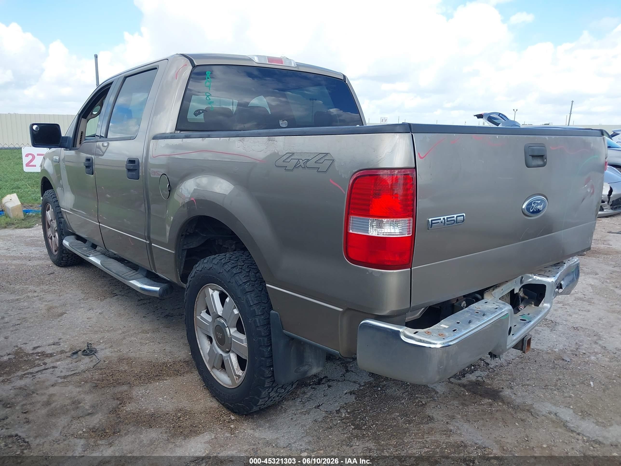 2004 Ford F-150 Fx4/lariat/xlt Gray vin: 1FTPW14544KC99768