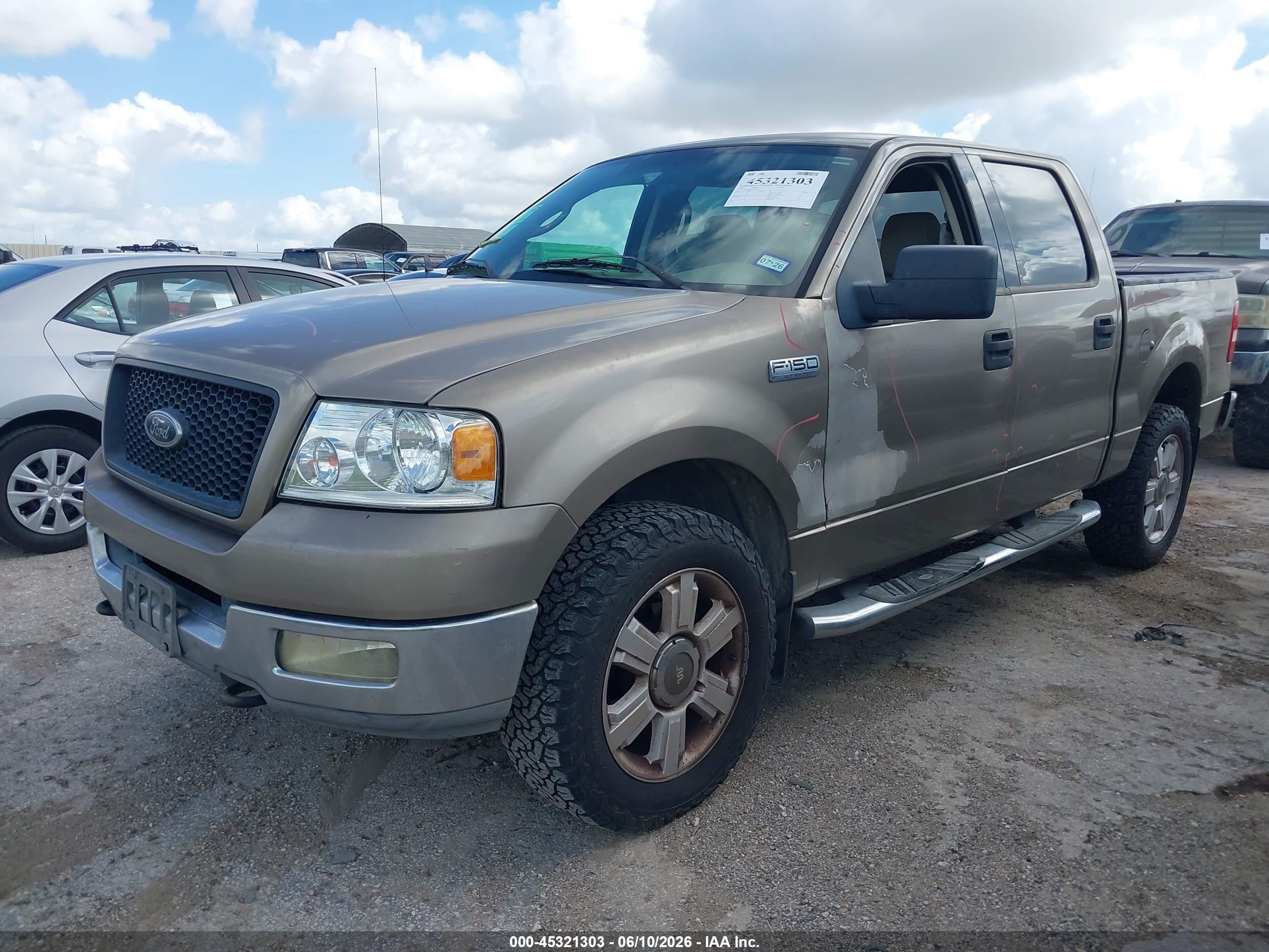 2004 Ford F-150 Fx4/lariat/xlt Gray vin: 1FTPW14544KC99768
