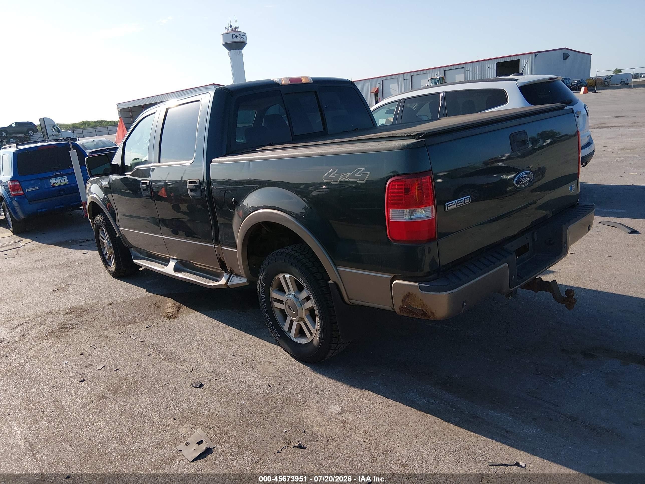 2005 Ford F-150 Fx4/lariat/xlt Green vin: 1FTPW14545FA28249