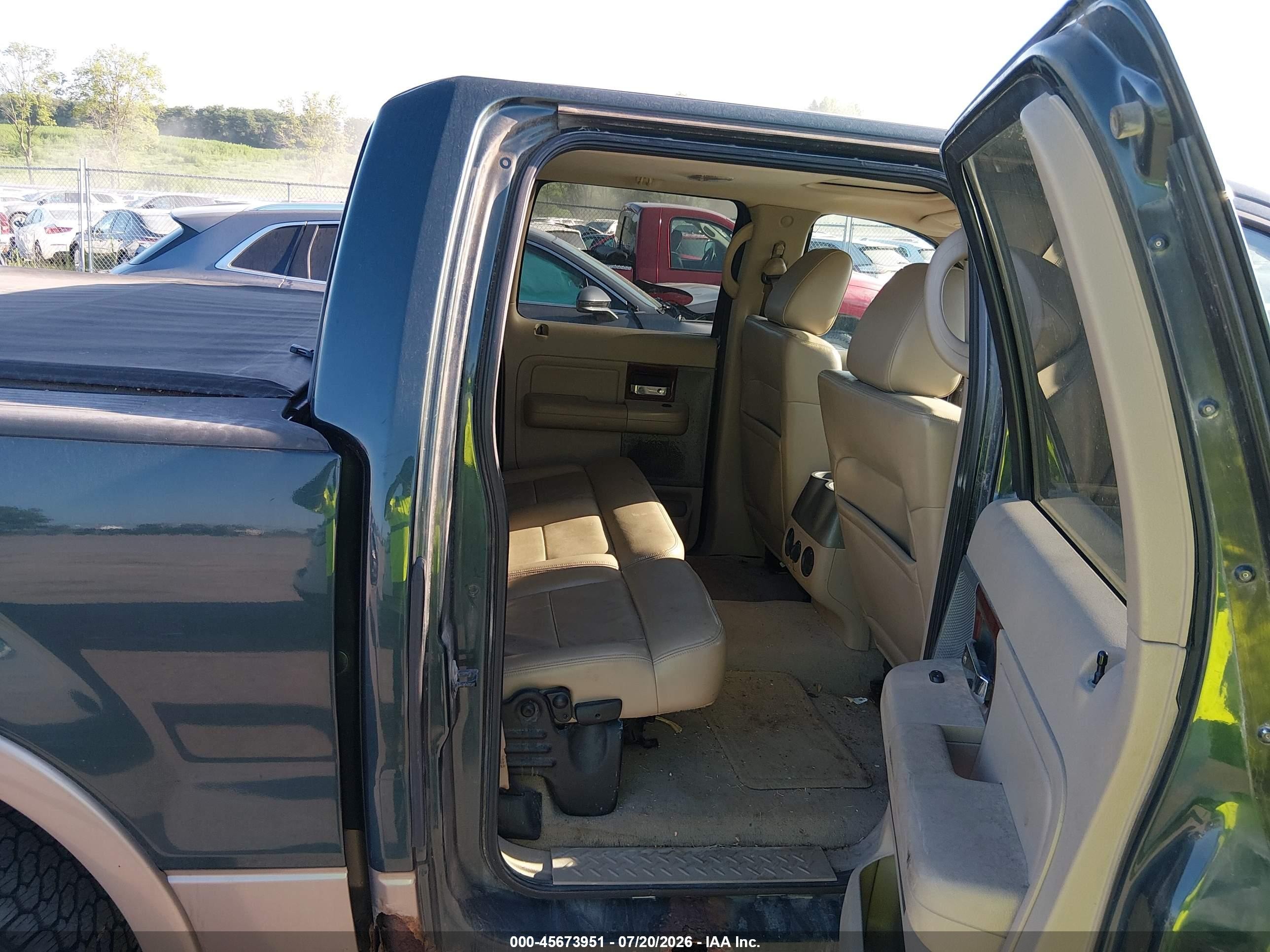 2005 Ford F-150 Fx4/lariat/xlt Green vin: 1FTPW14545FA28249