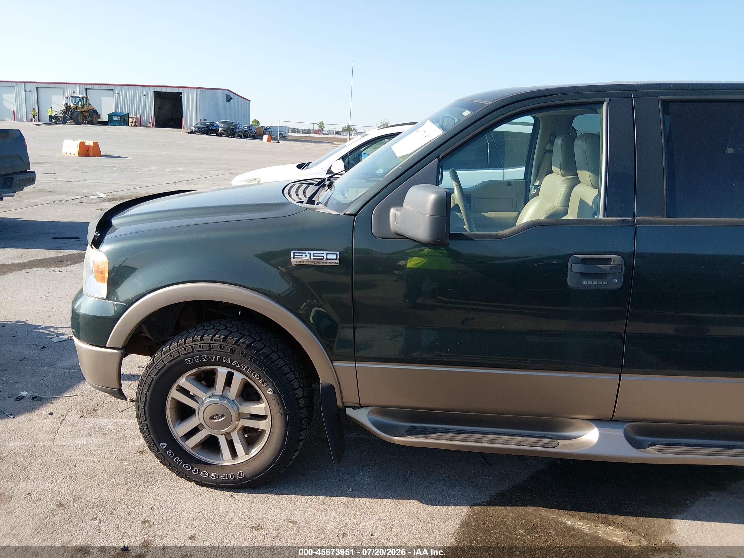 2005 Ford F-150 Fx4/lariat/xlt Green vin: 1FTPW14545FA28249