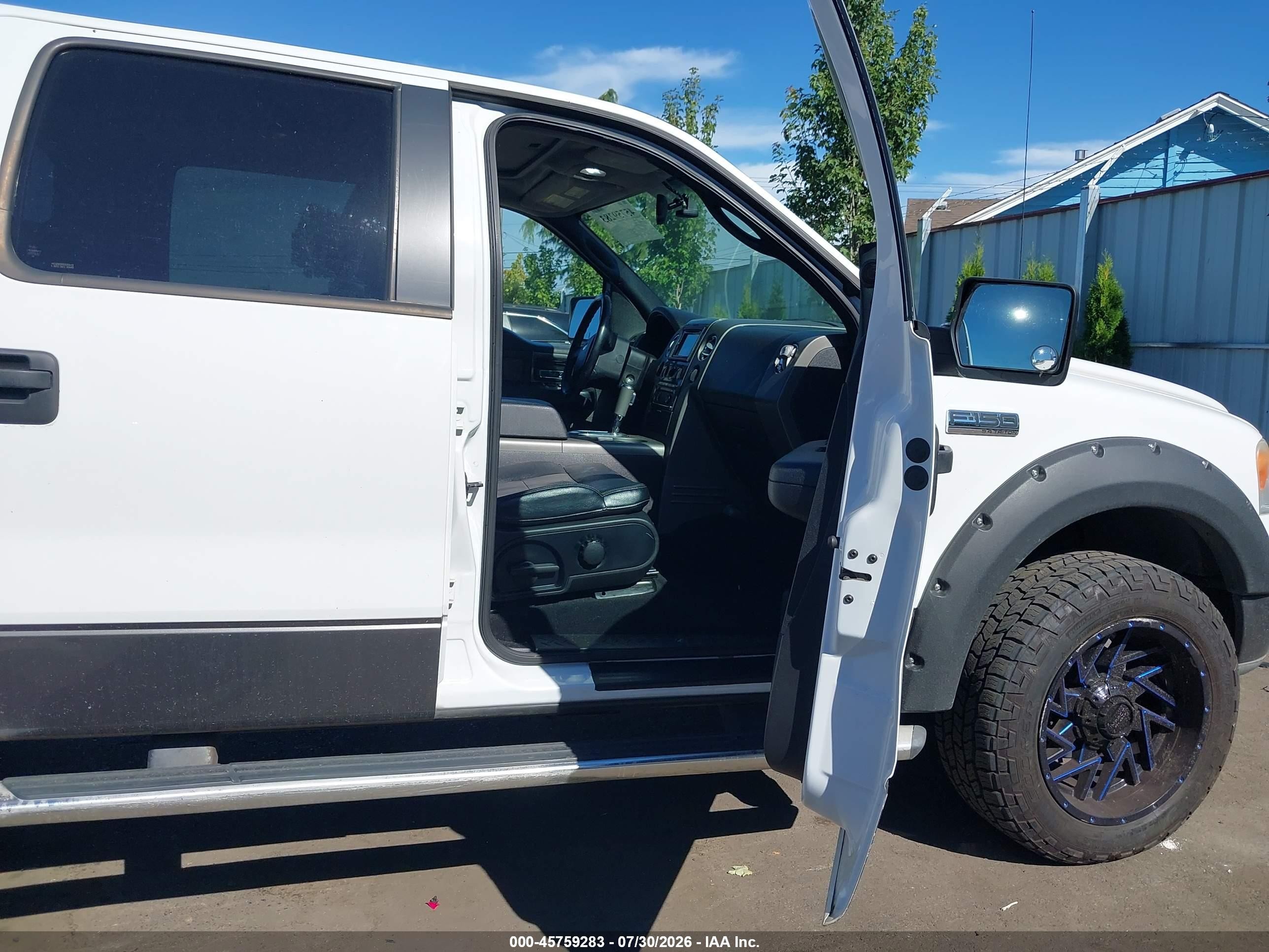 2005 Ford F-150 Fx4/lariat/xlt White vin: 1FTPW14545FA32883