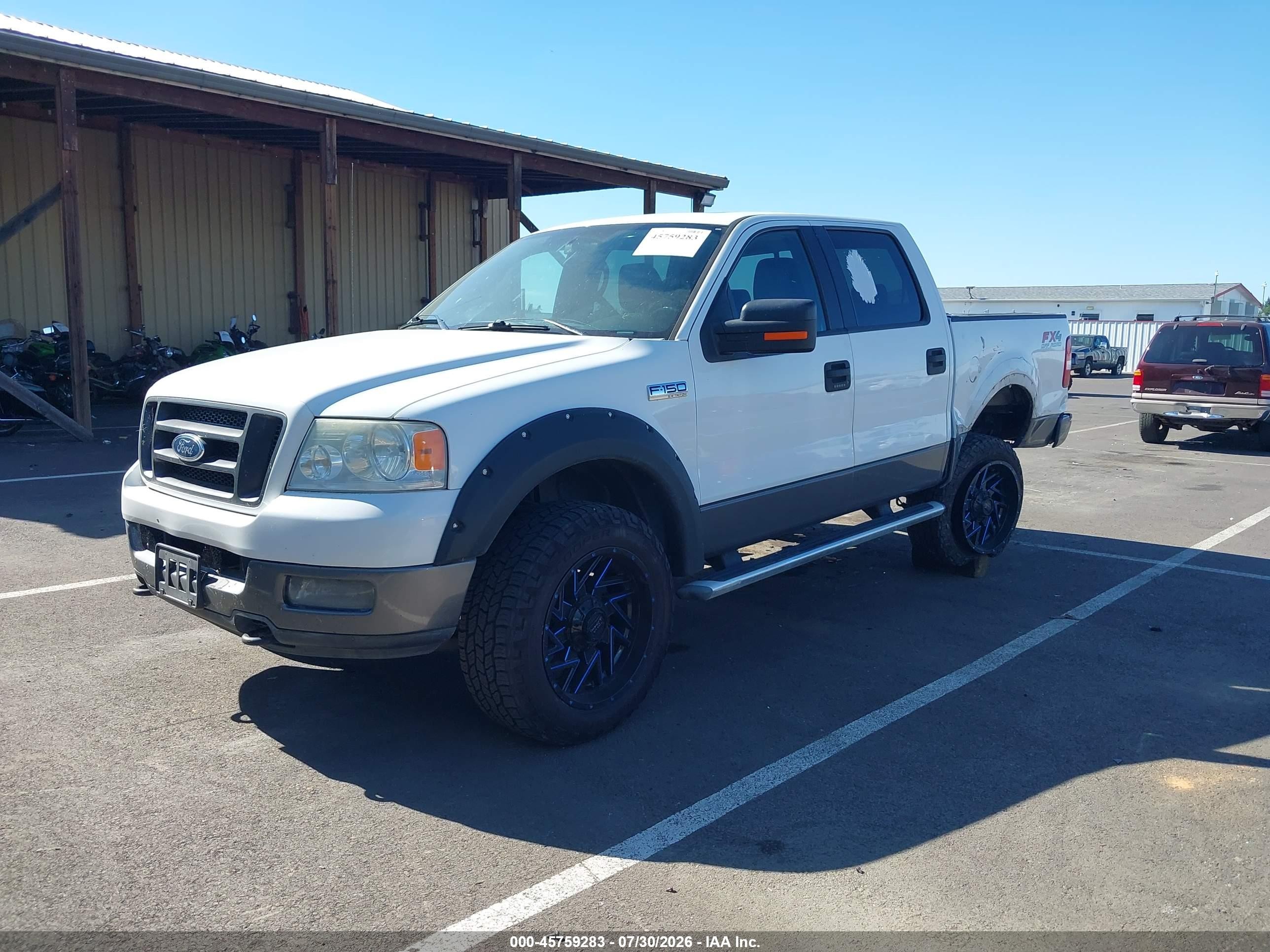 2005 Ford F-150 Fx4/lariat/xlt White vin: 1FTPW14545FA32883