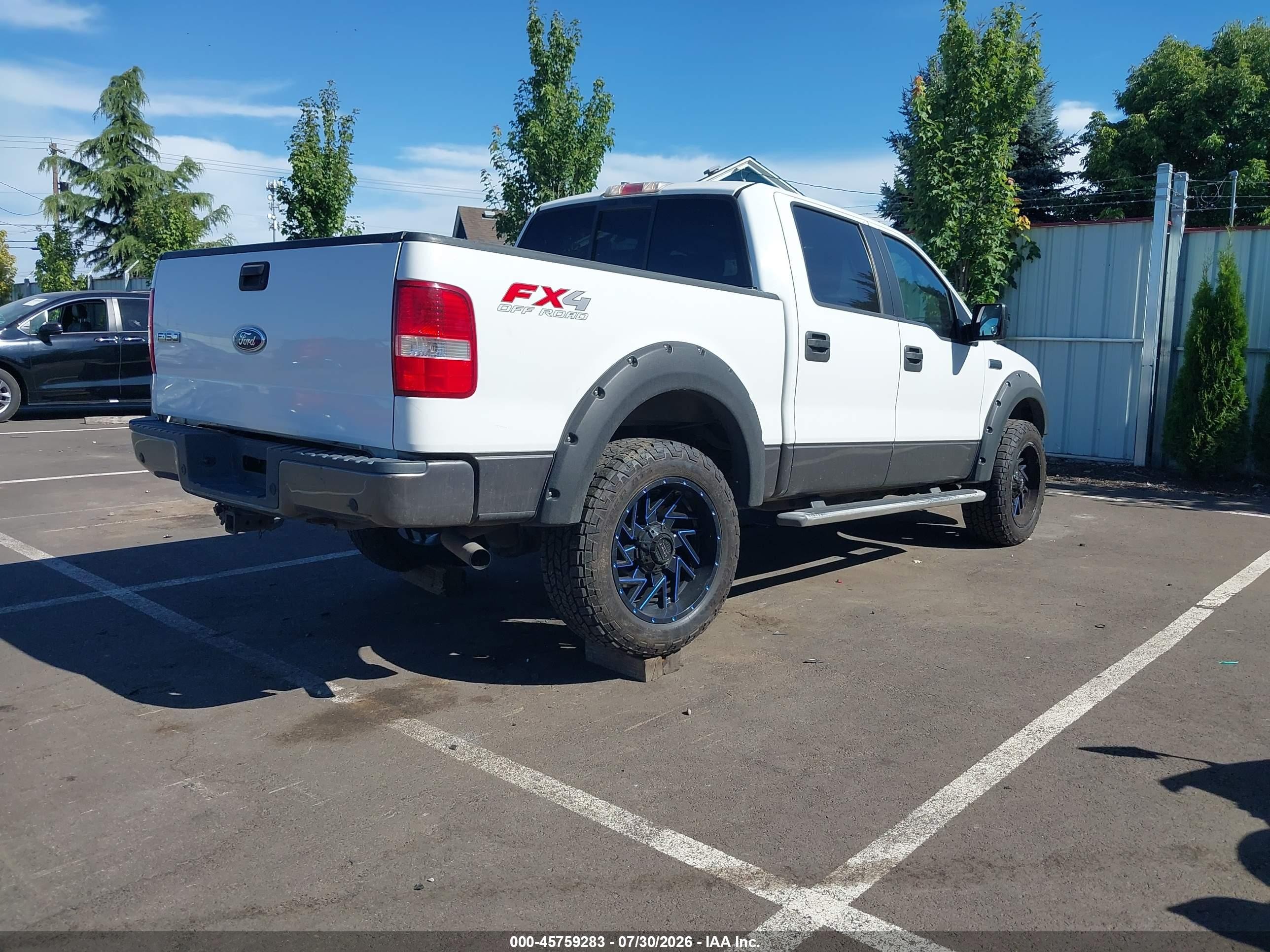 2005 Ford F-150 Fx4/lariat/xlt White vin: 1FTPW14545FA32883