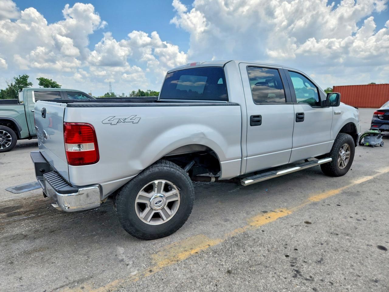 2005 Ford F150 Supercrew Silver vin: 1FTPW14545FA77029