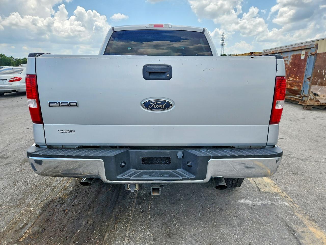 2005 Ford F150 Supercrew Silver vin: 1FTPW14545FA77029