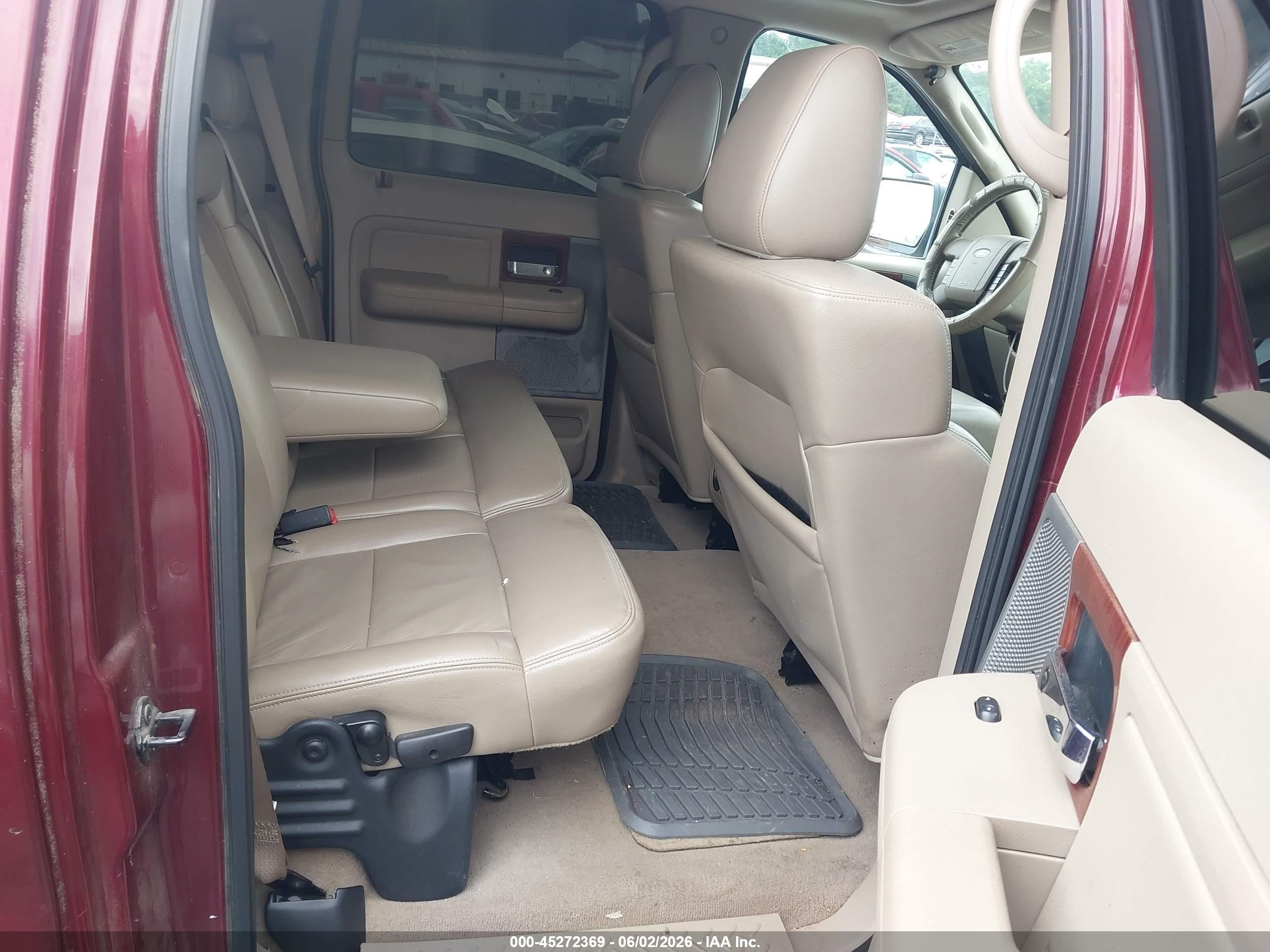 2005 Ford F-150 Fx4/lariat/xlt Maroon vin: 1FTPW14545FA88970