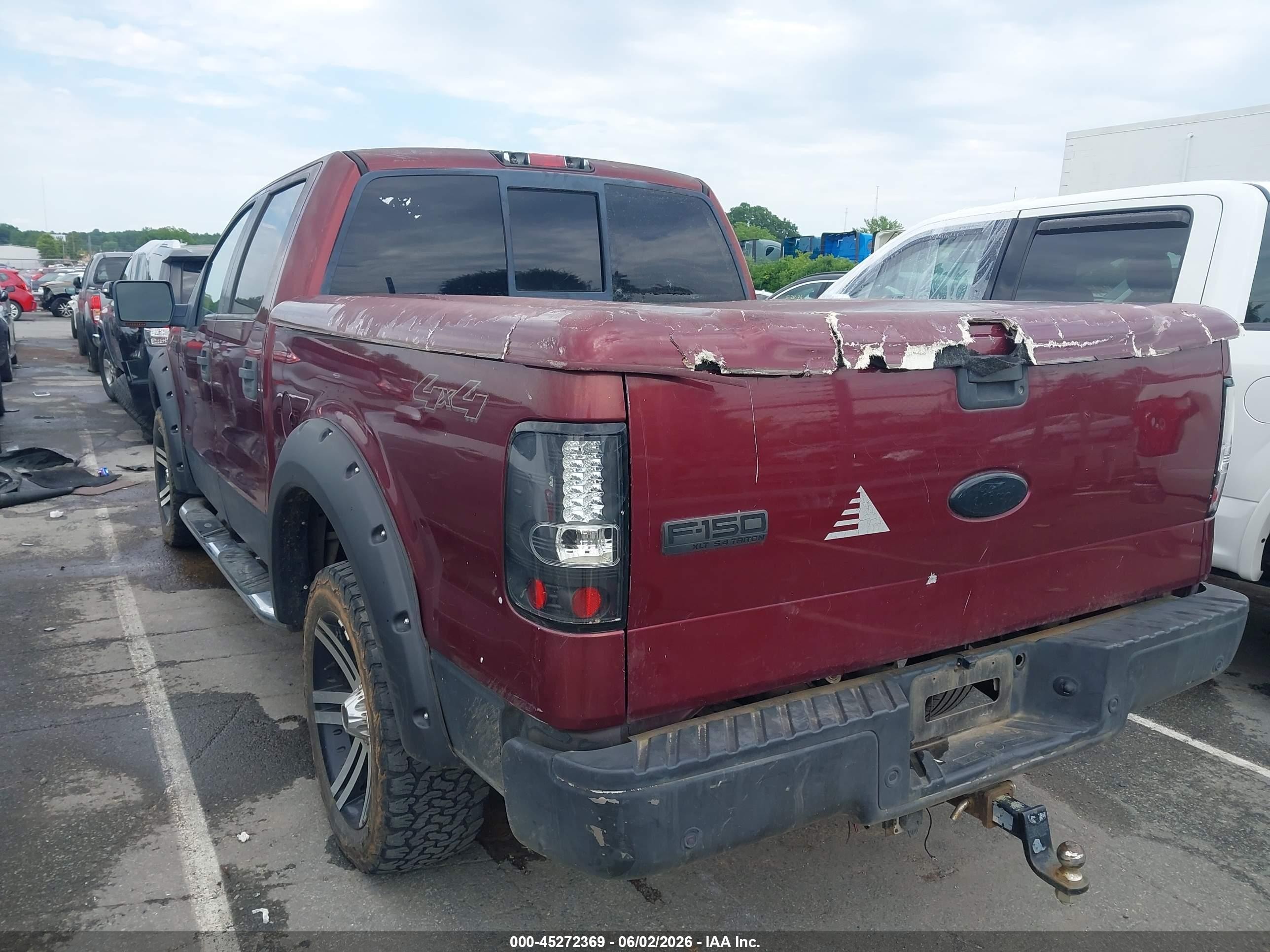 2005 Ford F-150 Fx4/lariat/xlt Maroon vin: 1FTPW14545FA88970