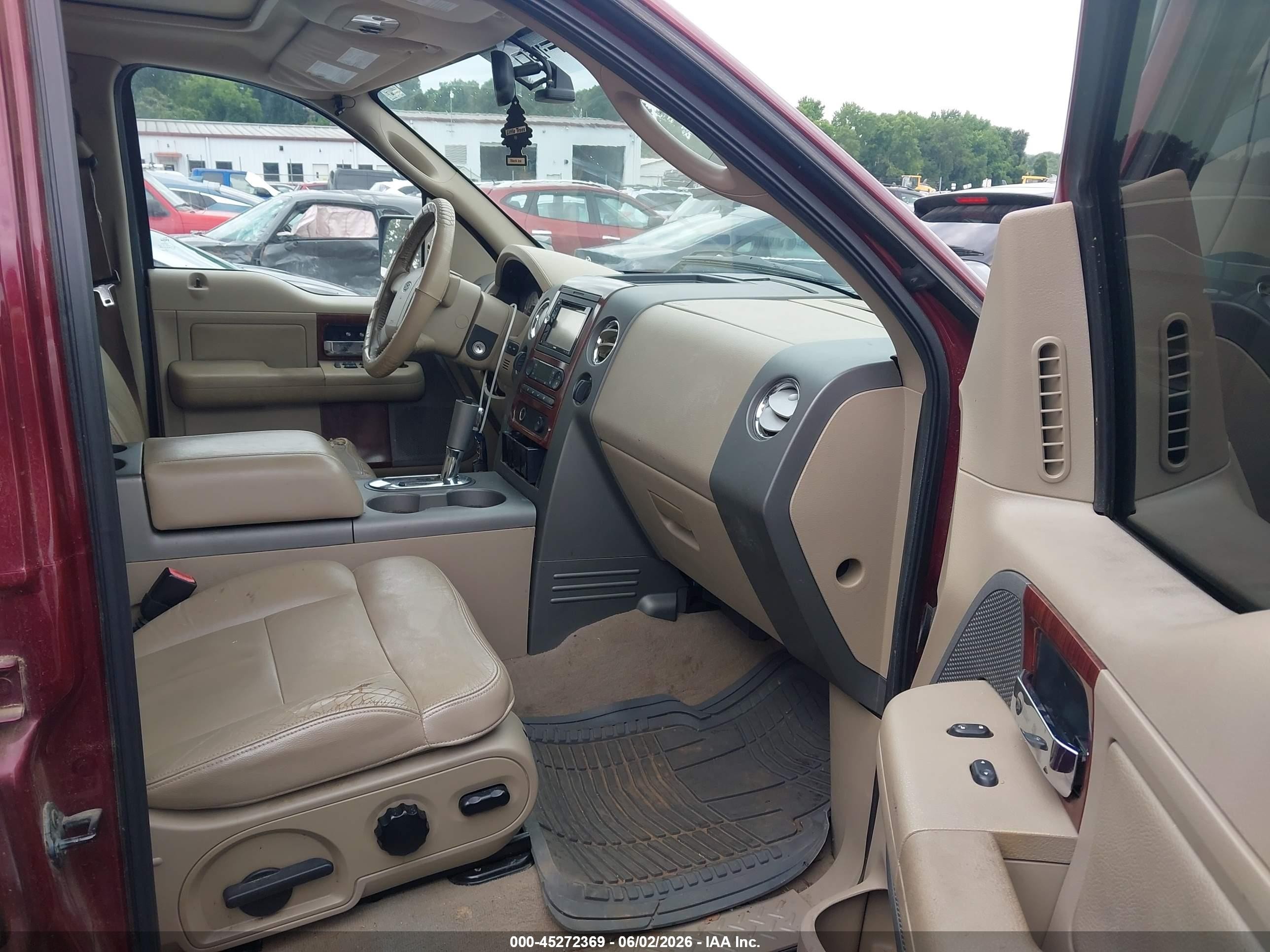 2005 Ford F-150 Fx4/lariat/xlt Maroon vin: 1FTPW14545FA88970