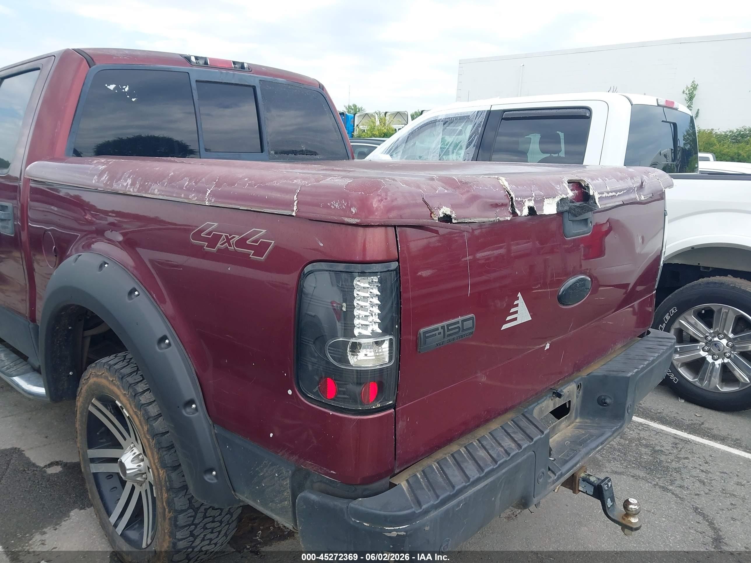 2005 Ford F-150 Fx4/lariat/xlt Maroon vin: 1FTPW14545FA88970