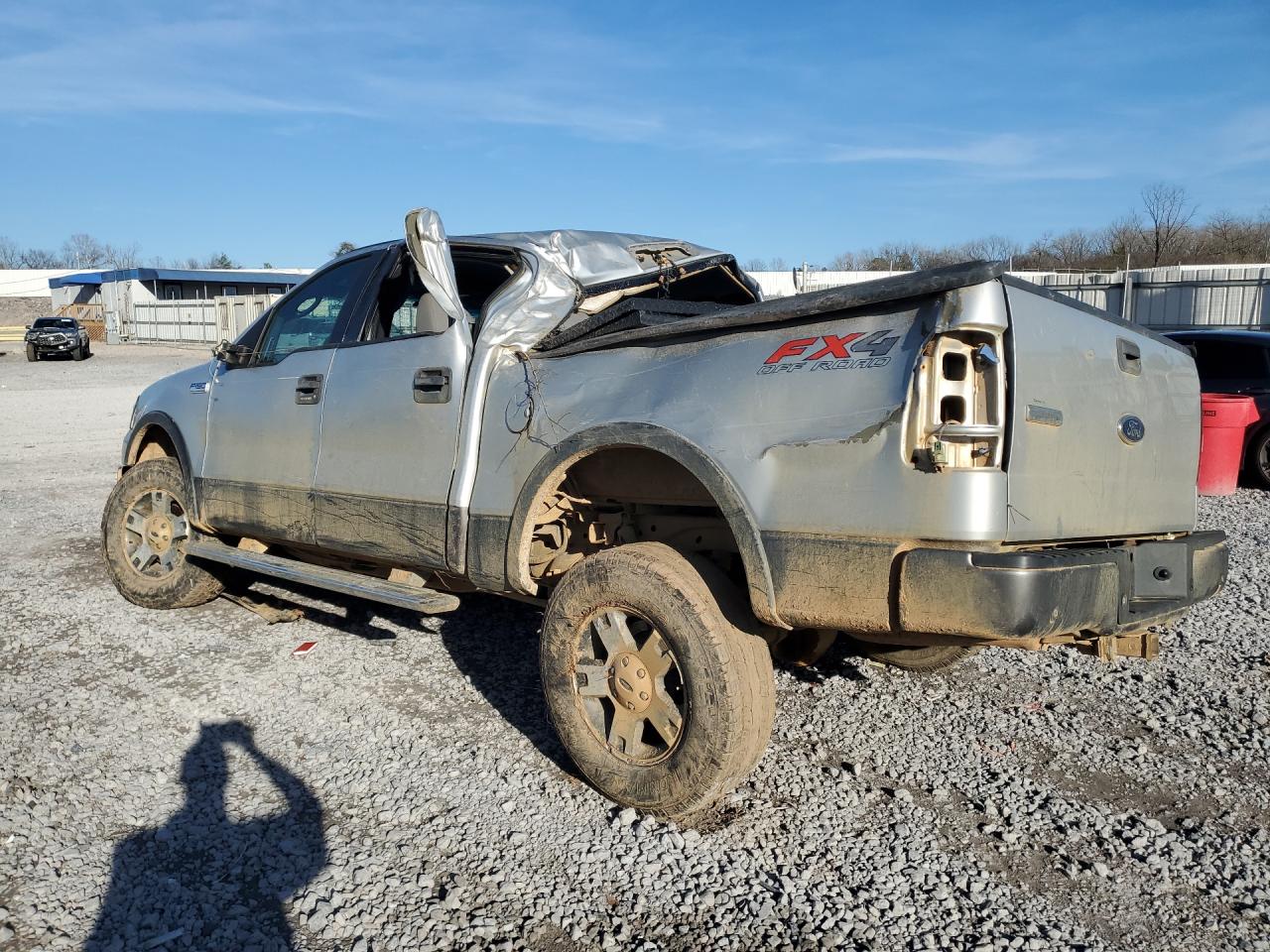 2005 Ford F150 Supercrew Silver vin: 1FTPW14545FB63473