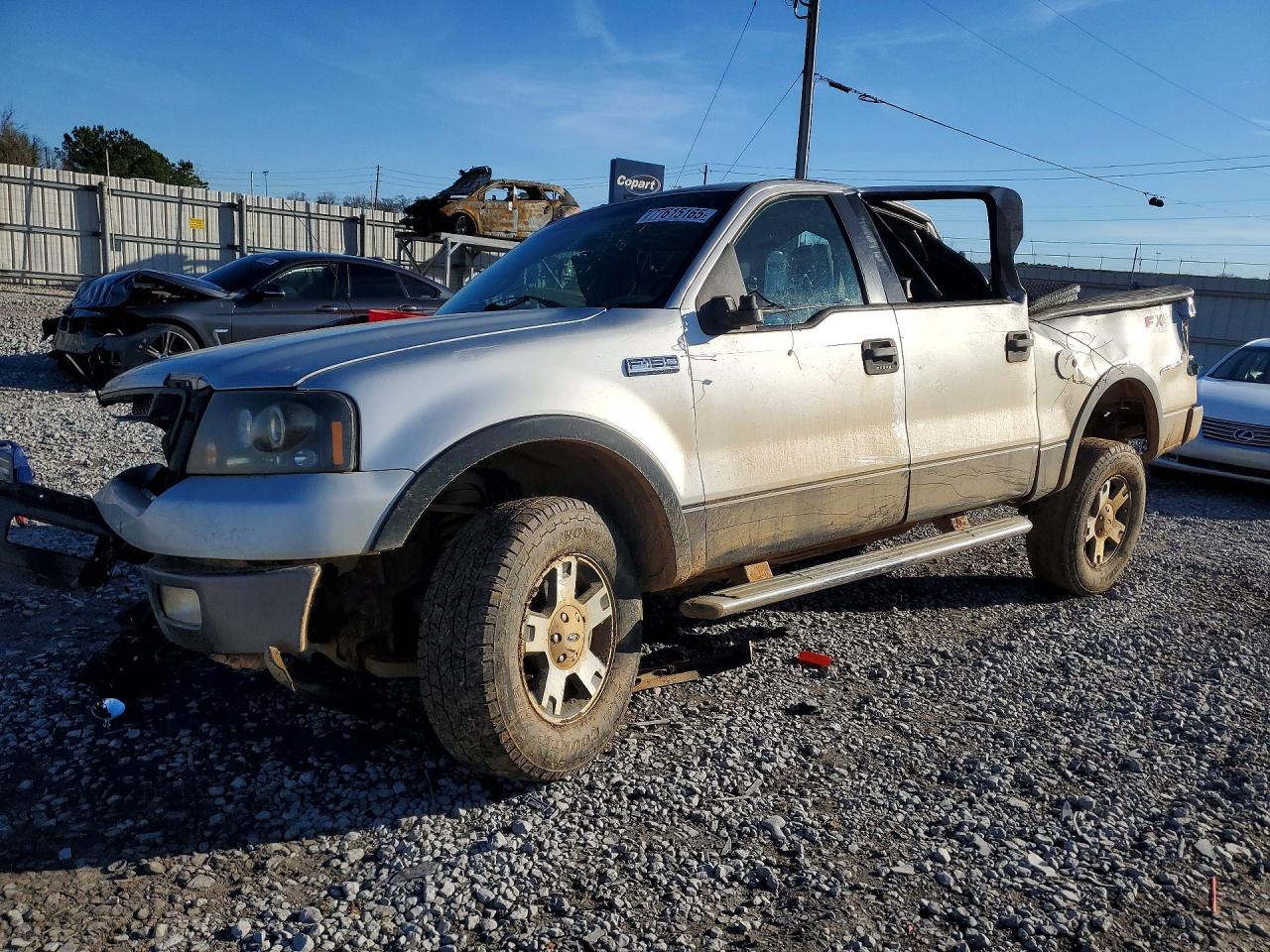 2005 Ford F150 Supercrew Серебряный vin: 1FTPW14545FB63473