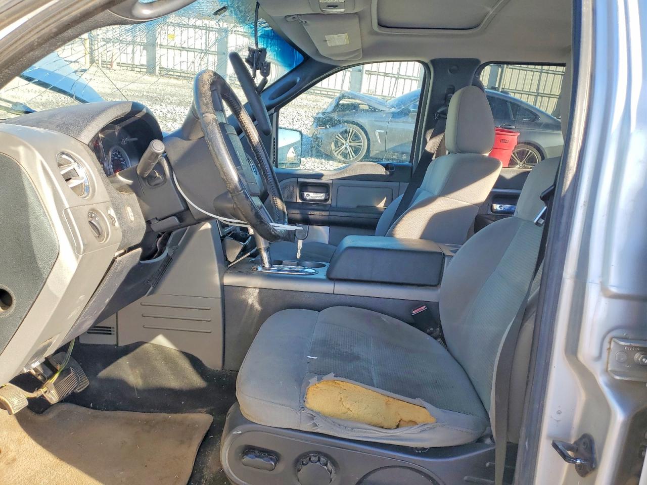 2005 Ford F150 Supercrew Silver vin: 1FTPW14545FB63473