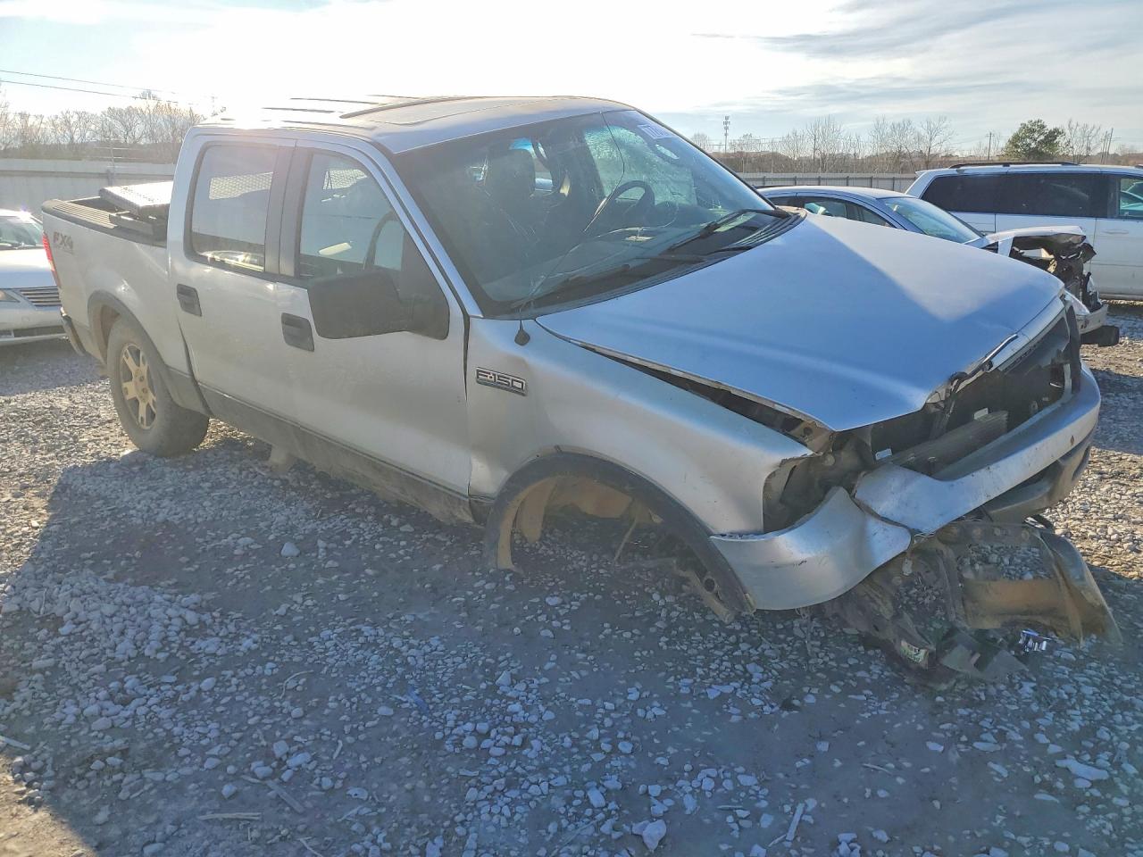 2005 Ford F150 Supercrew Silver vin: 1FTPW14545FB63473