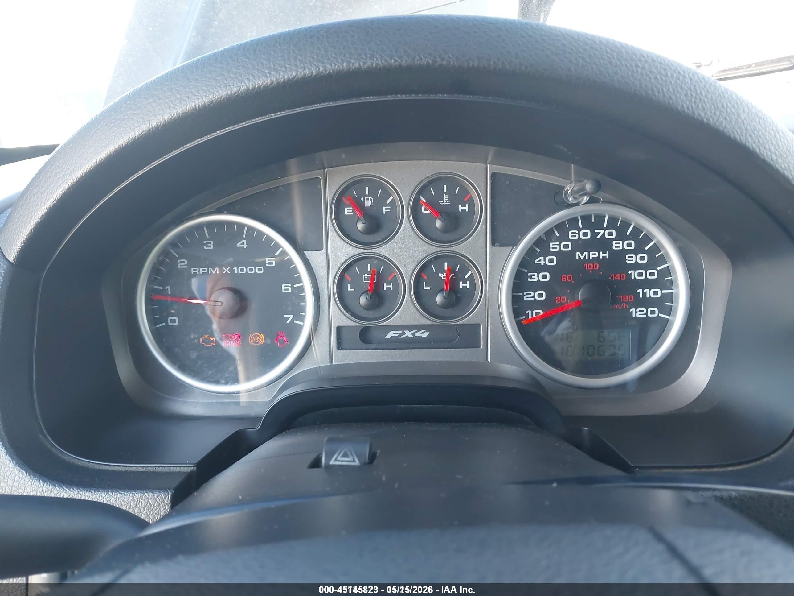 2005 Ford F-150 Fx4/lariat/xlt Black vin: 1FTPW14545KC00061