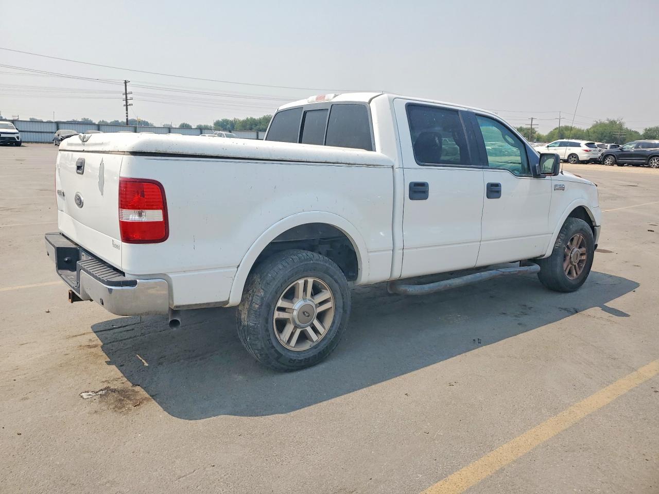 2005 Ford F150 Supercrew White vin: 1FTPW14545KC55559