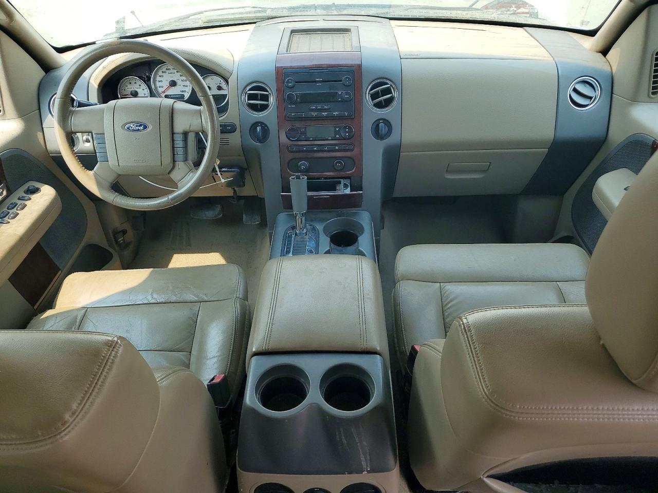 2005 Ford F150 Supercrew White vin: 1FTPW14545KC55559